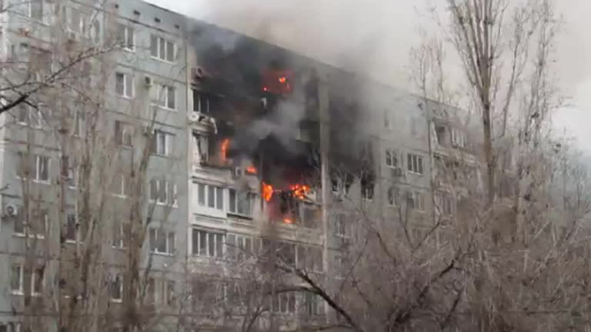 В Волгограде в многоэтажке взорвался газ