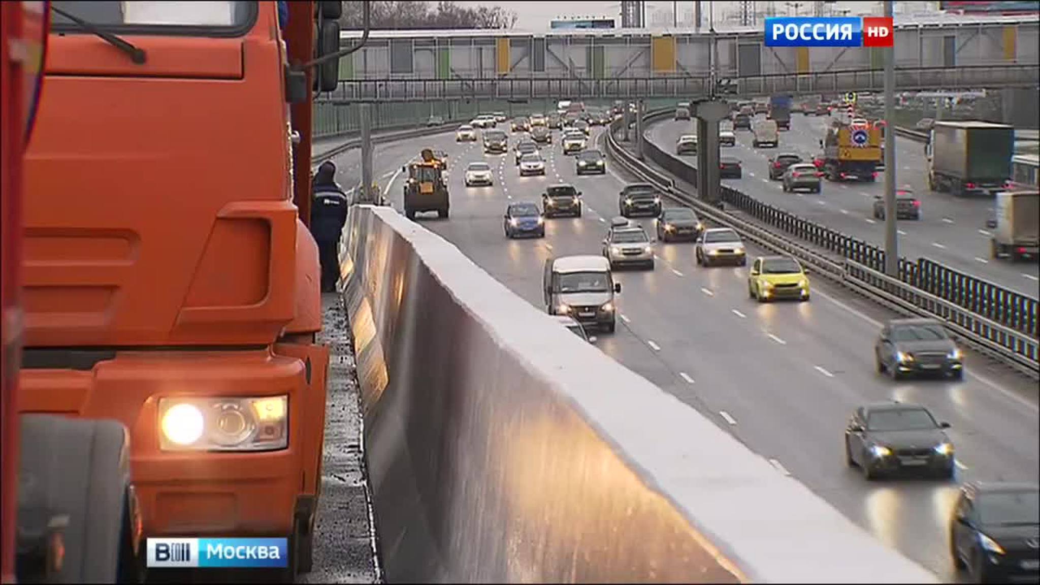 Открыты две новые эстакады с Киевского шоссе на МКАД