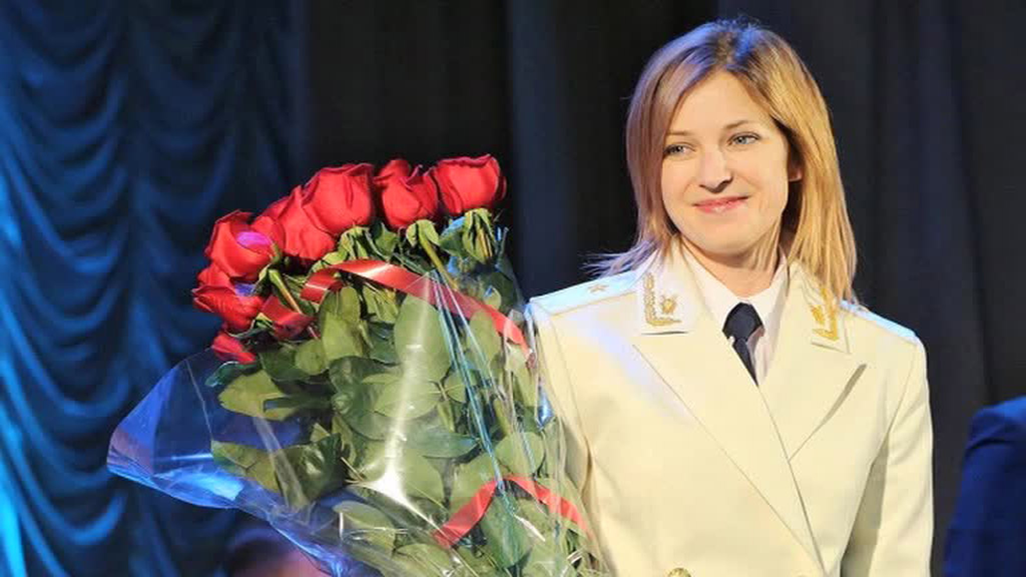 Прокурор Крыма Поклонская впервые надела белый генеральский китель