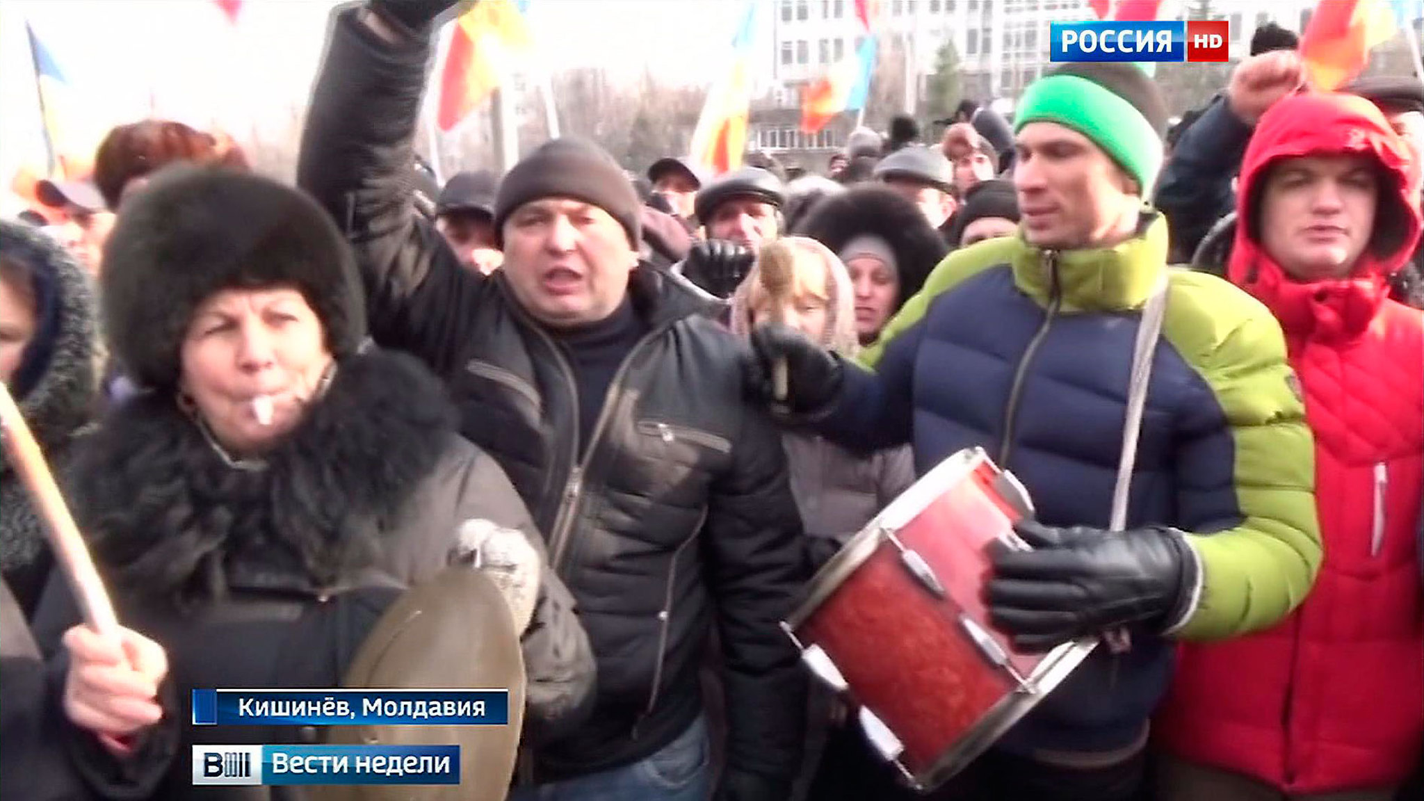 Молдавские демонстранты заявили, что живут в аду