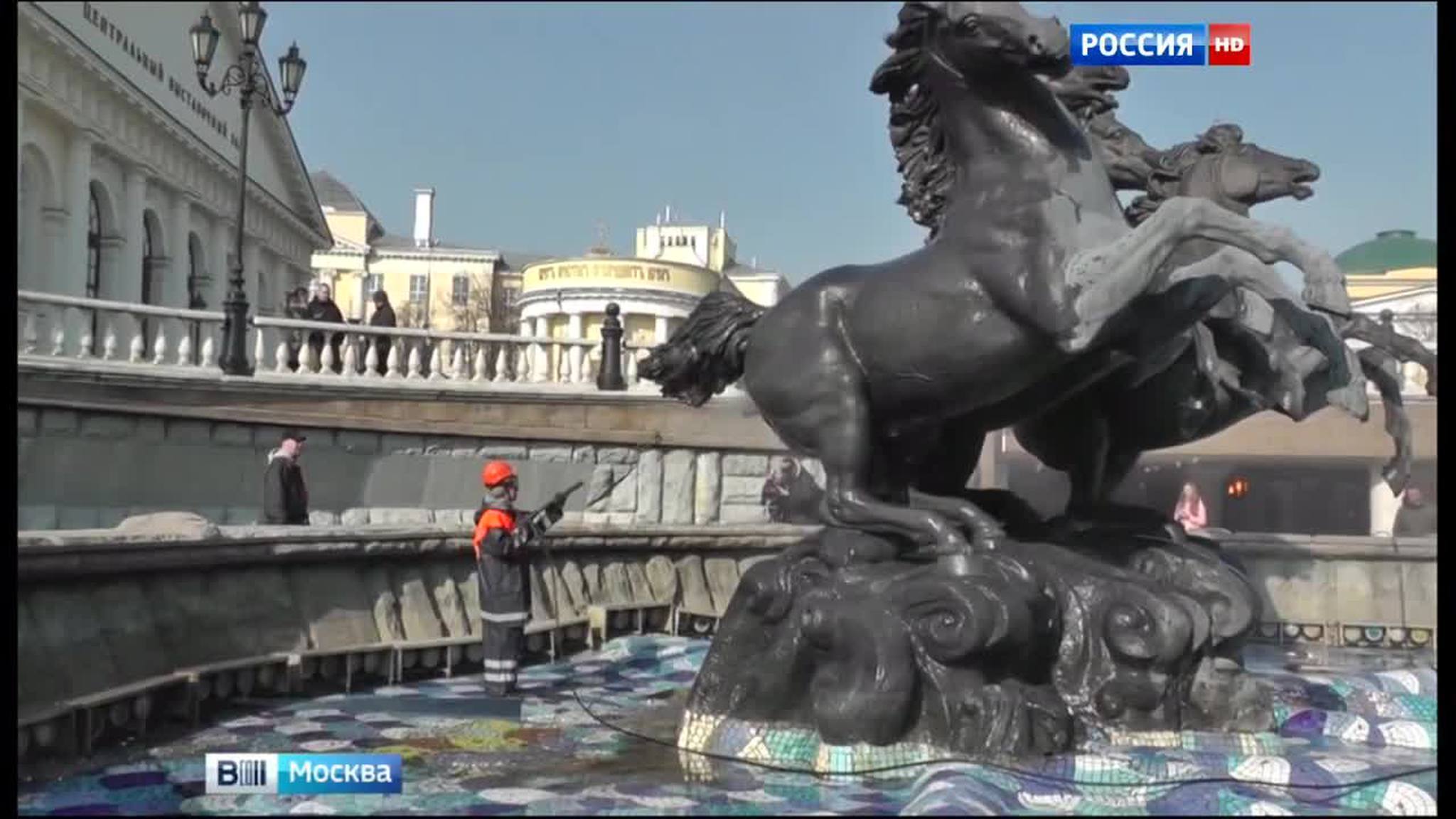 Москва готовится к сезону фонтанов
