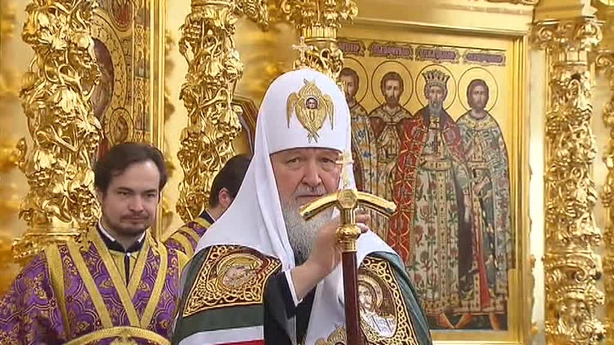 Патриарх Кирилл освятил храм при Академии ФСБ