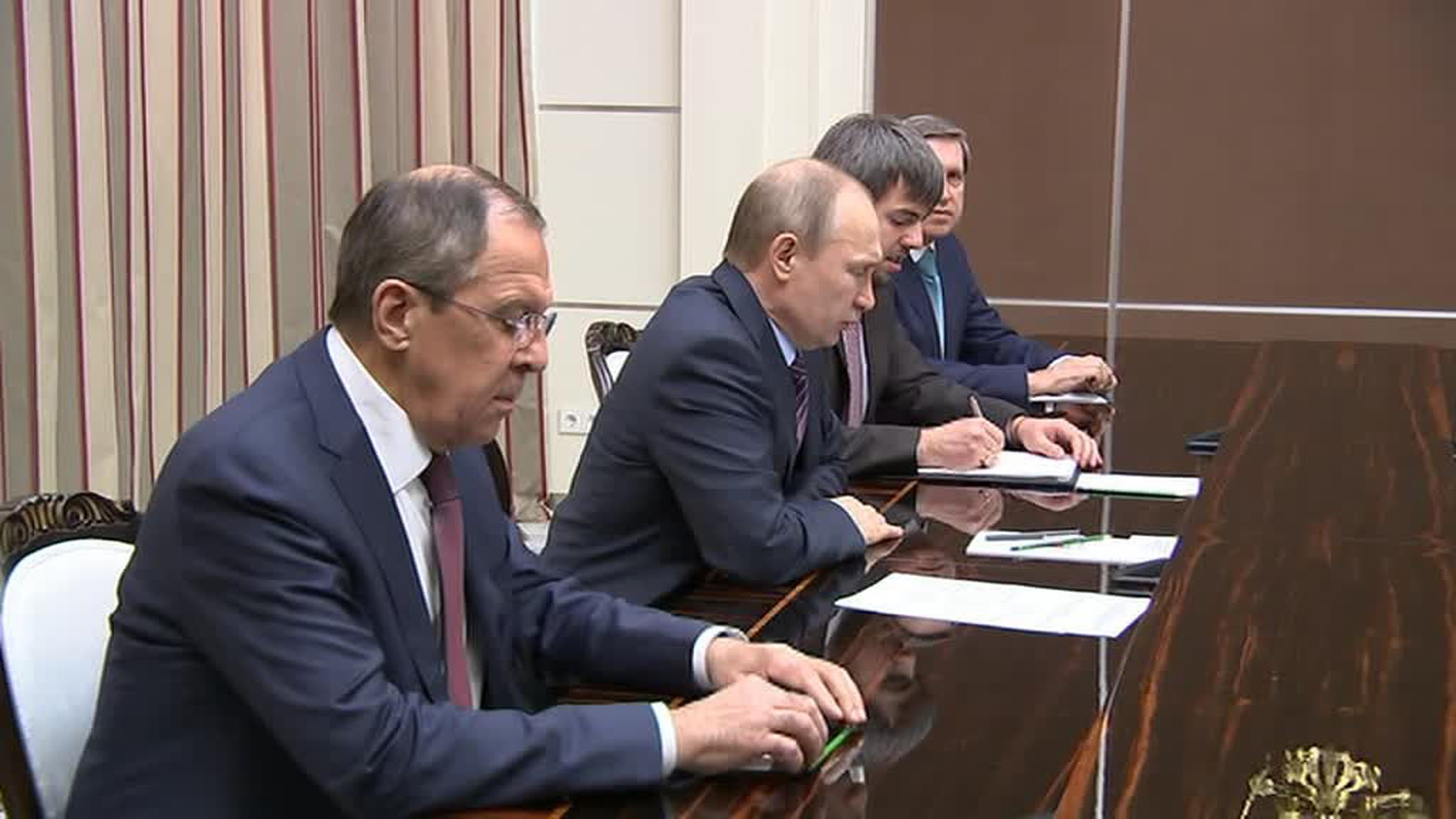 Глава МИД Катара передал Путину послание эмира по ситуации в Сирии