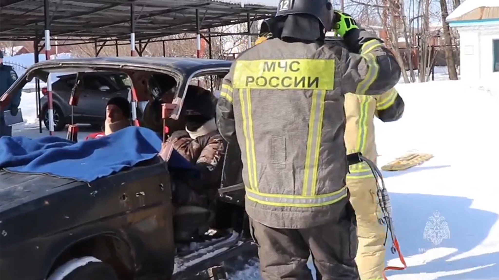 Амурские спасатели посоревновались в ликвидации последствий автоаварий