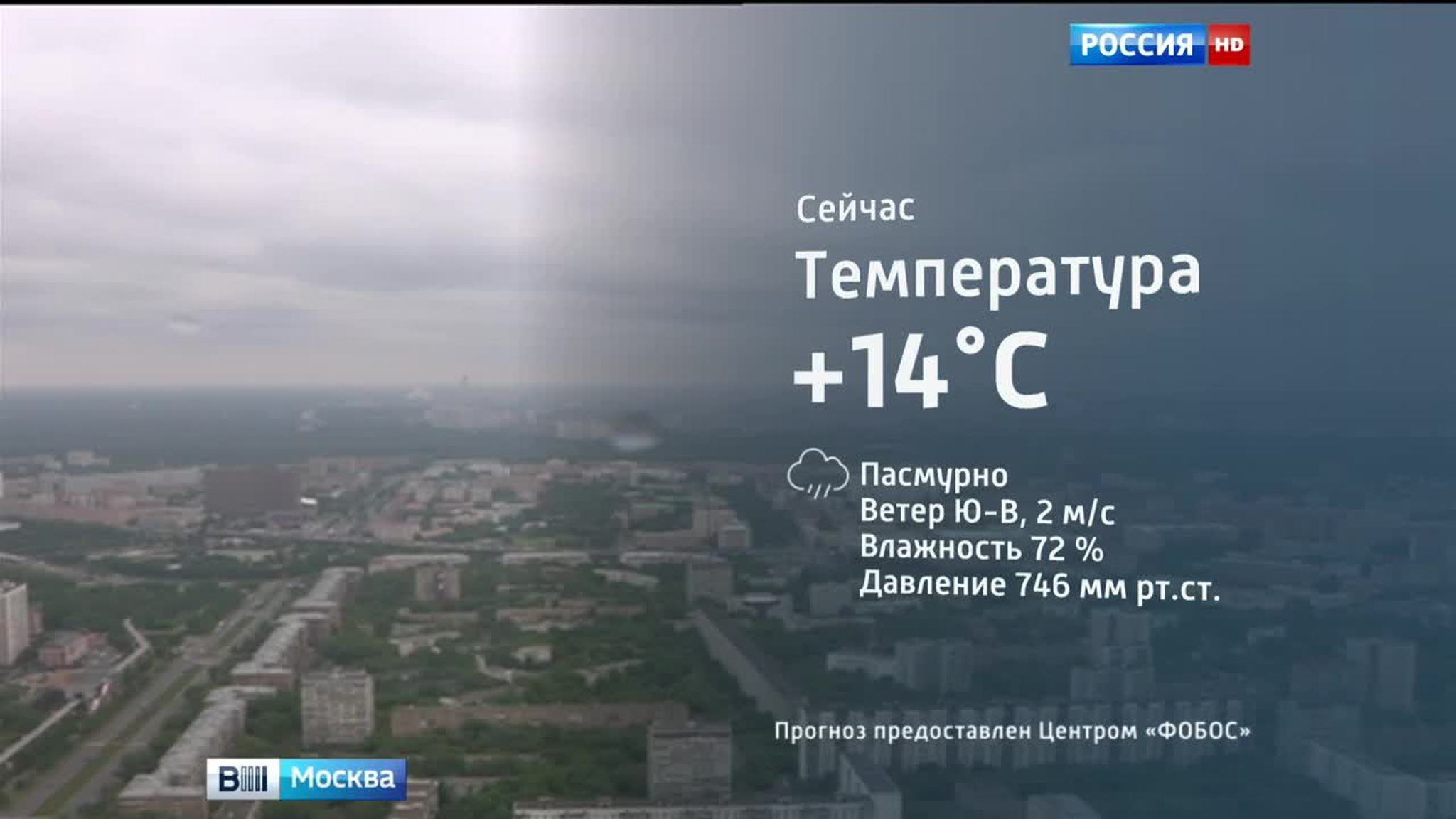 В столице пройдут ливневые дожди, возможны грозы