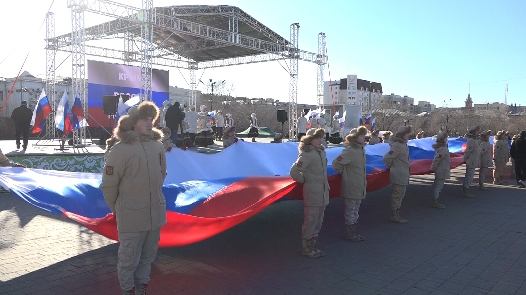 Митинг-концерт «Крымская весна» прошел в Чите