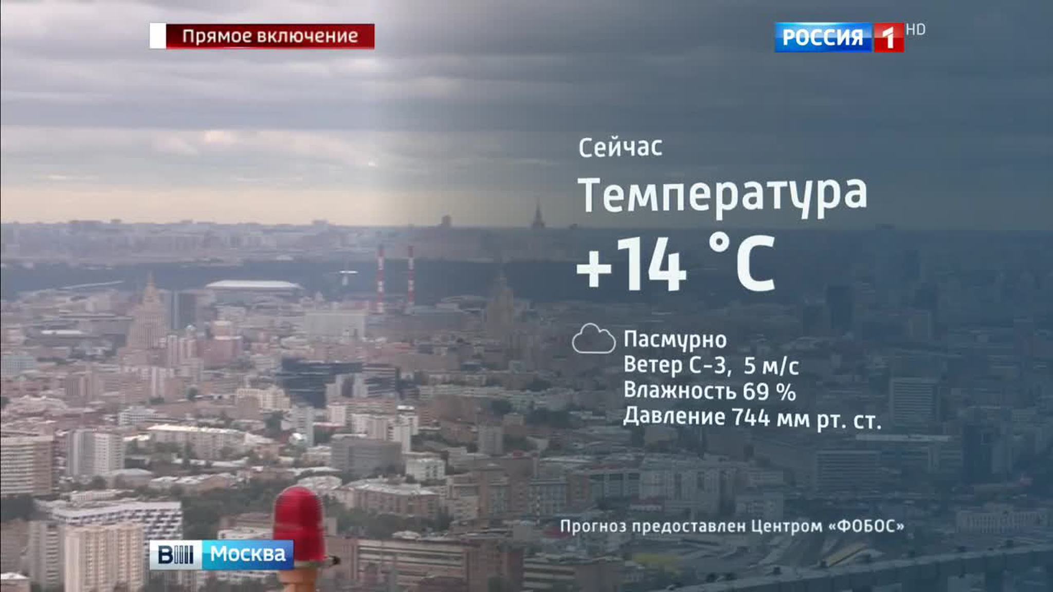 Температура в Москве начнет понижаться