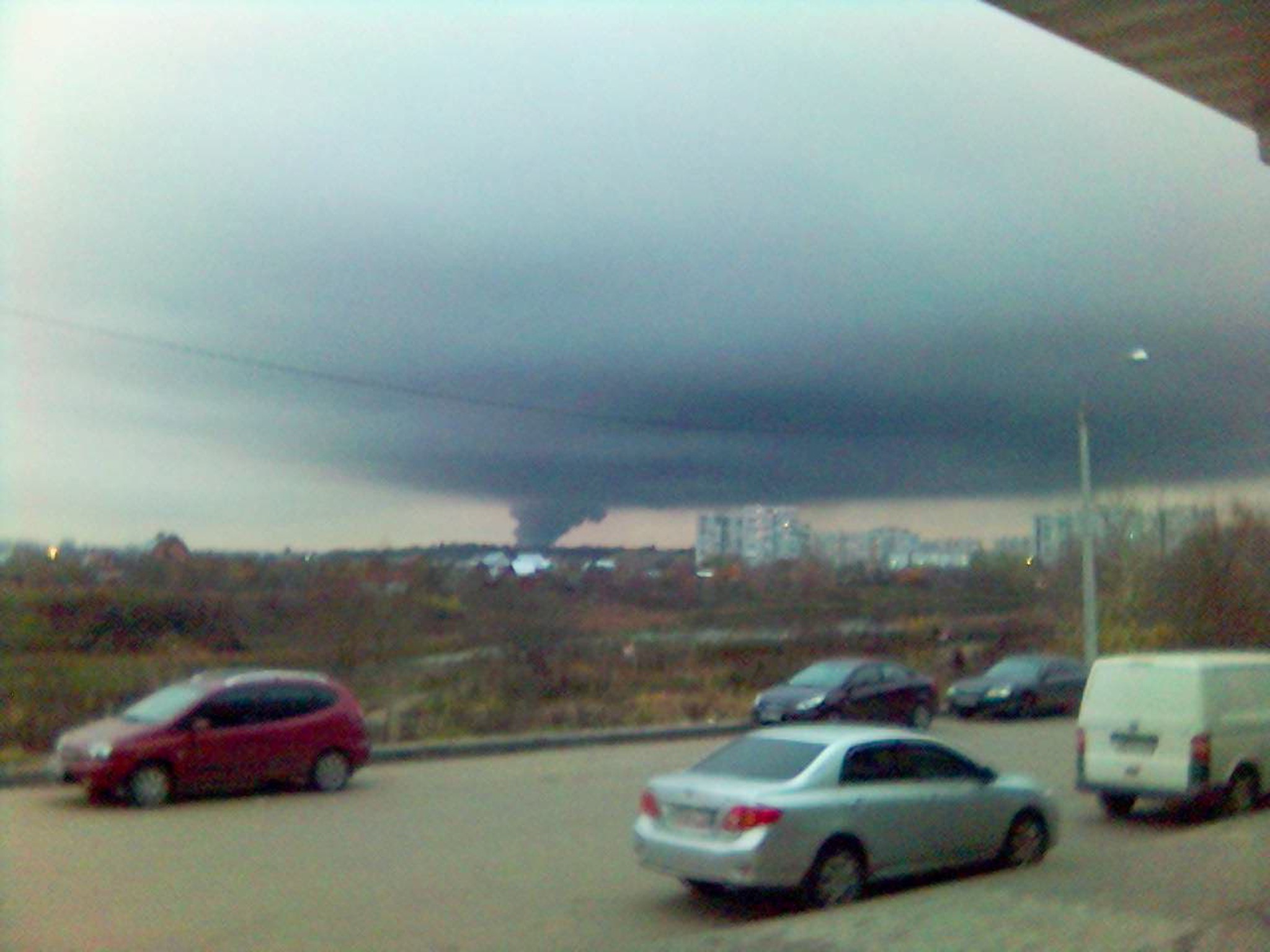 Площадь пожара на птицефабрике составиала 15  тысяч кв.м.