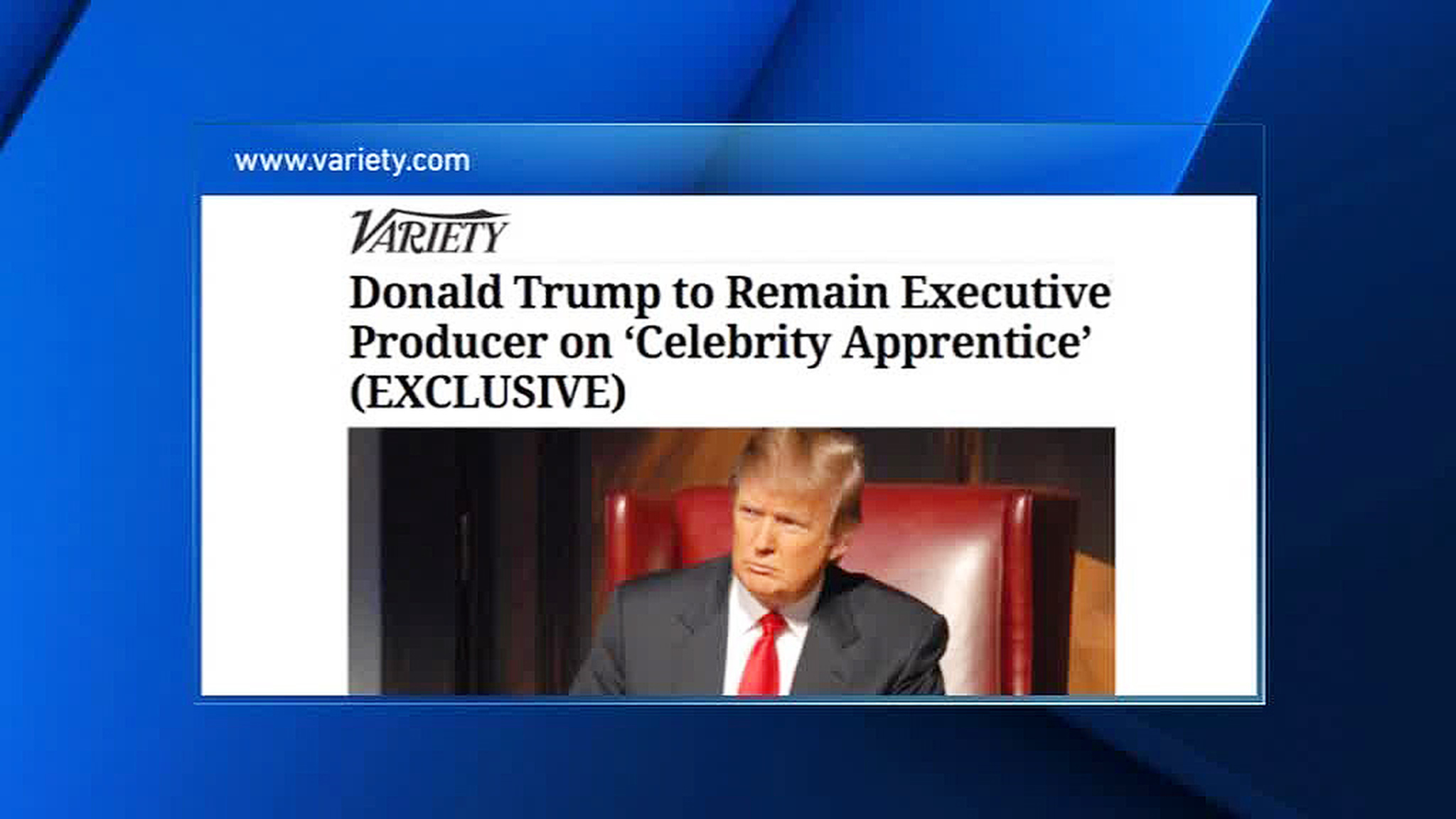 Дональд Трамп планирует подработать продюсером