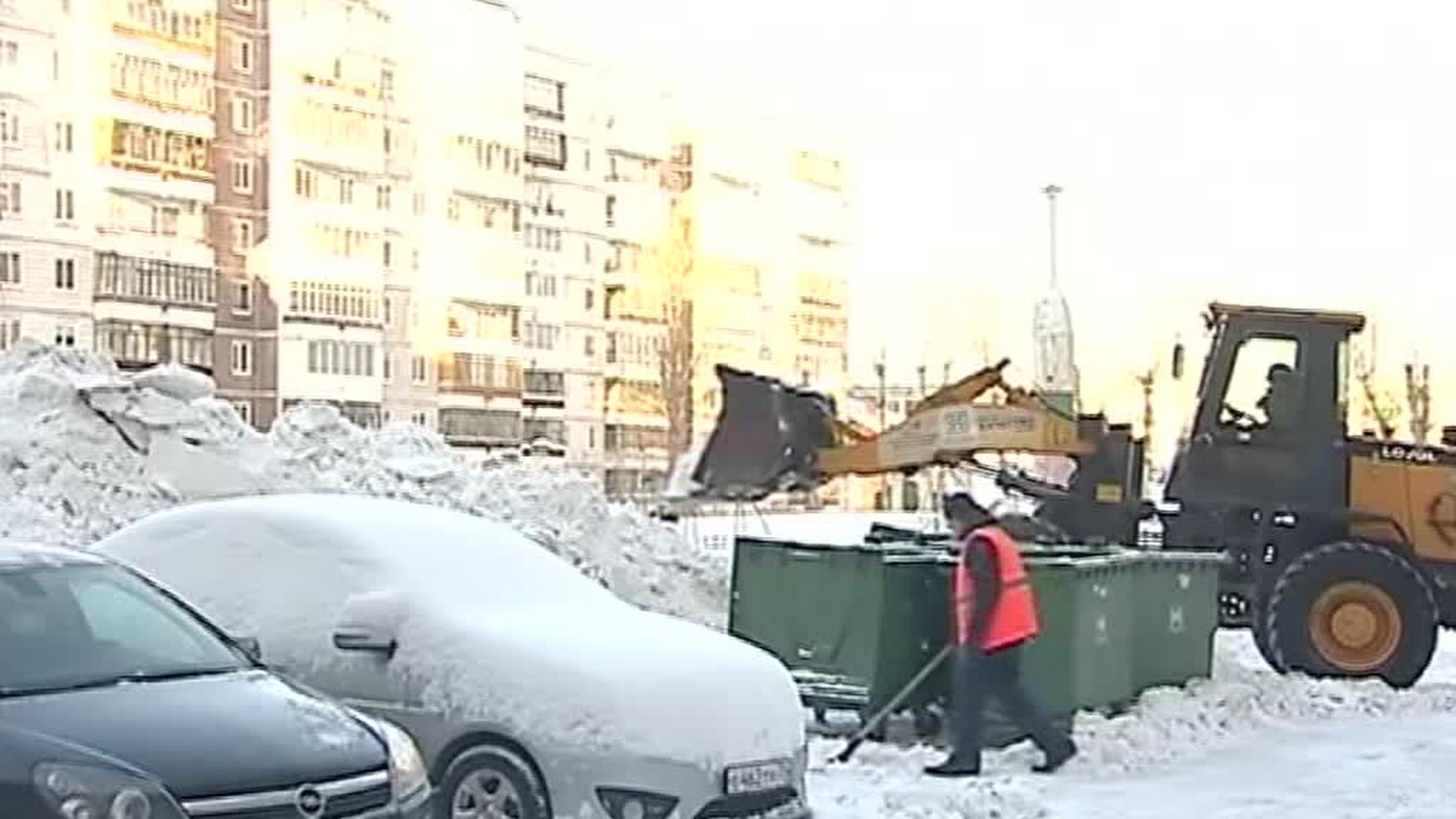 Томскую область завалило снегом