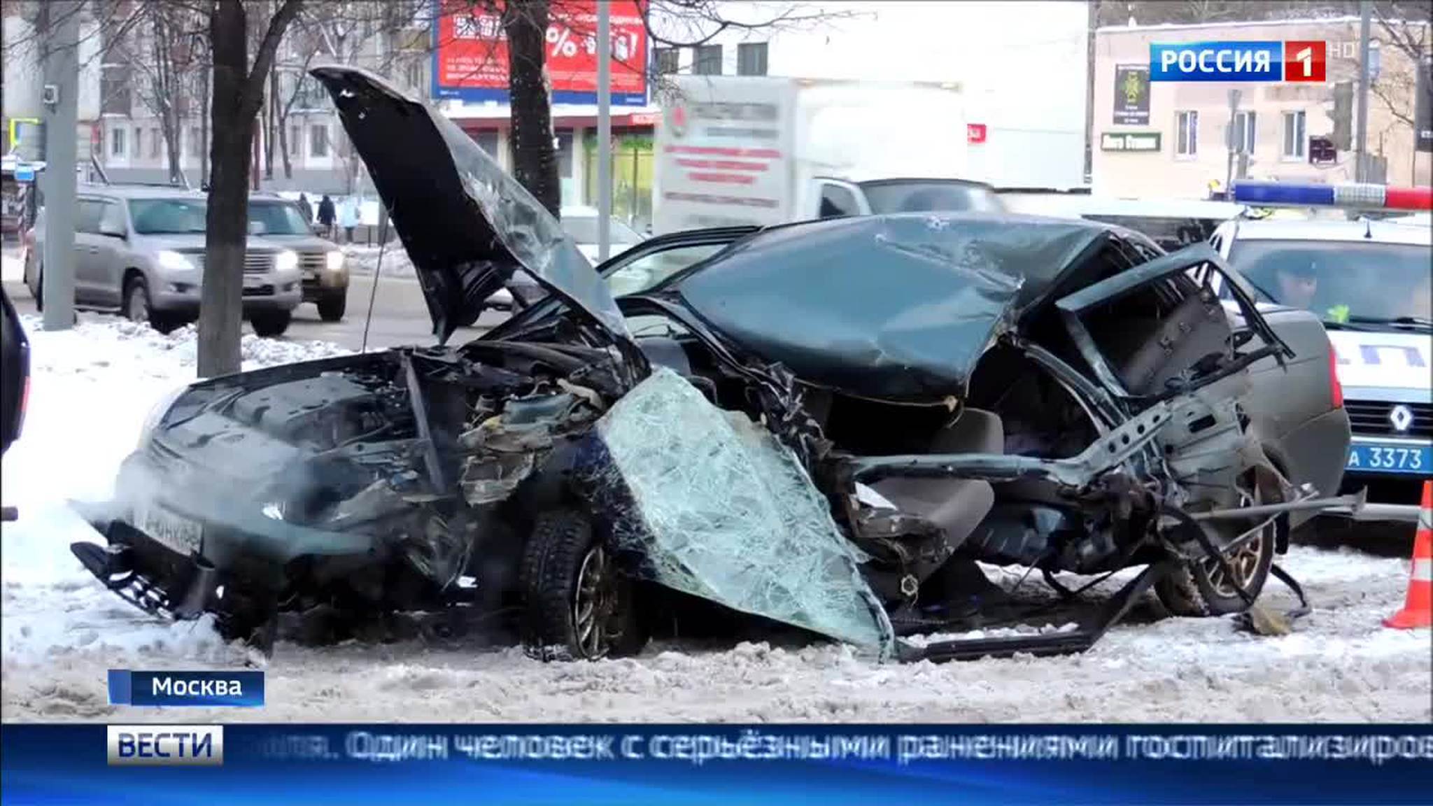 ДТП на юго-западе Москвы: пострадал один человек
