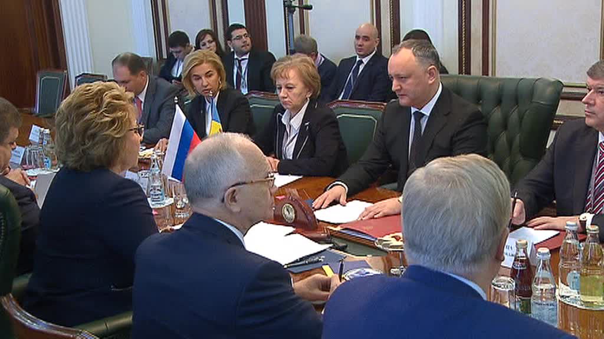 Матвиенко и Додон выразили надежды на партнерские отношения