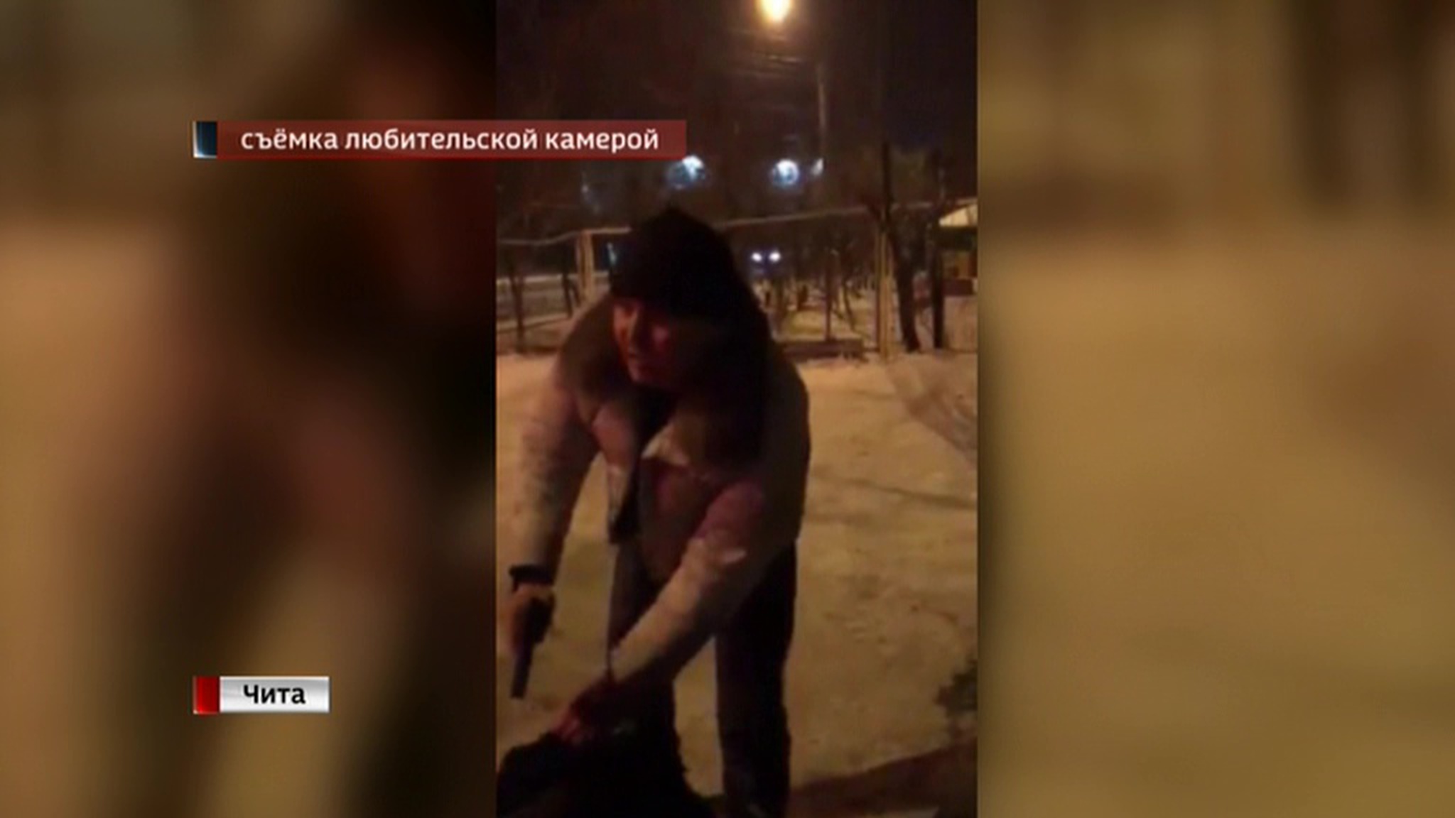 Драка полицейских в Чите с сотрудниками кафе попала на видео