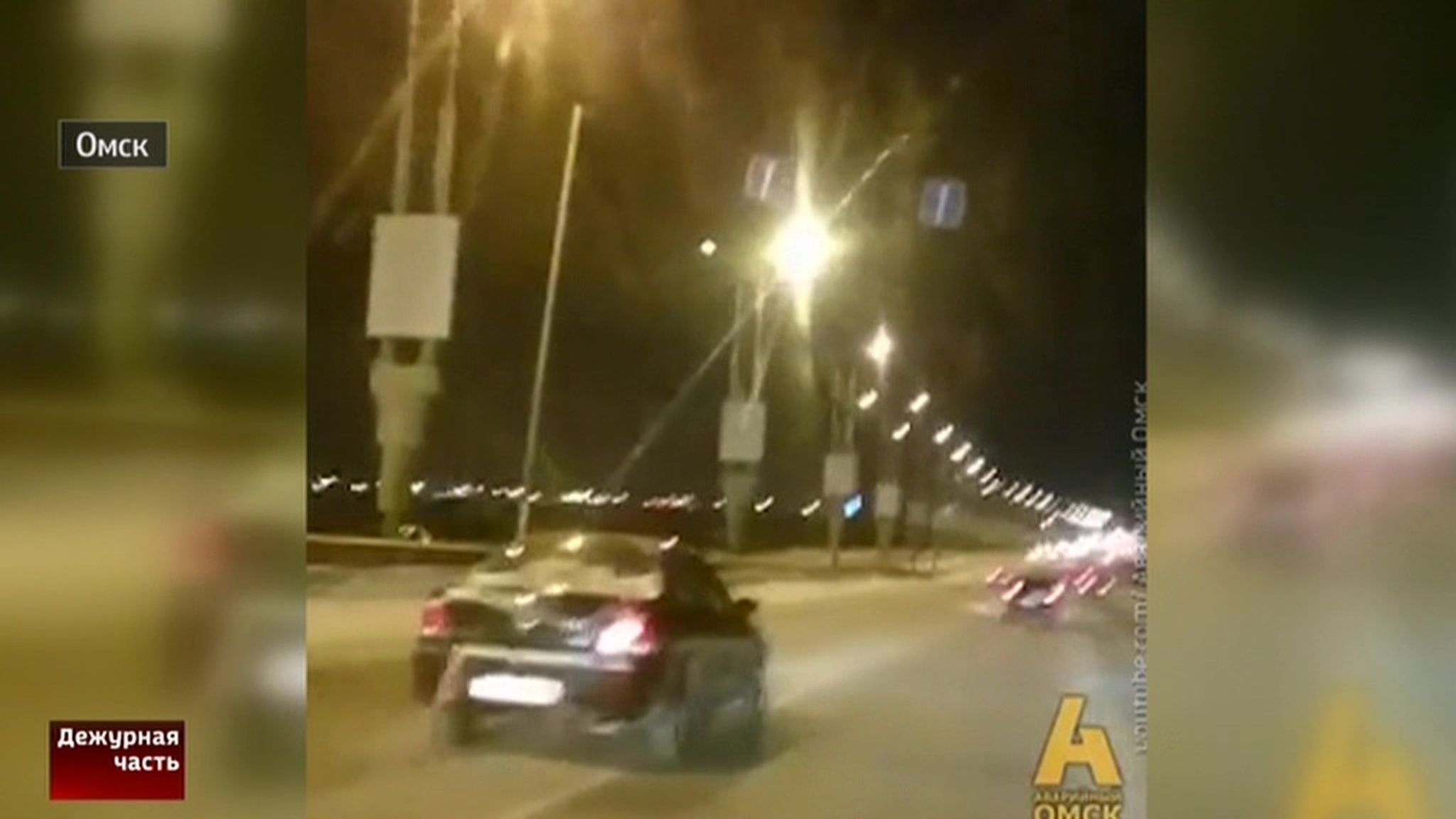 В Омске чудом поймали пьяного экс-судью на иномарке