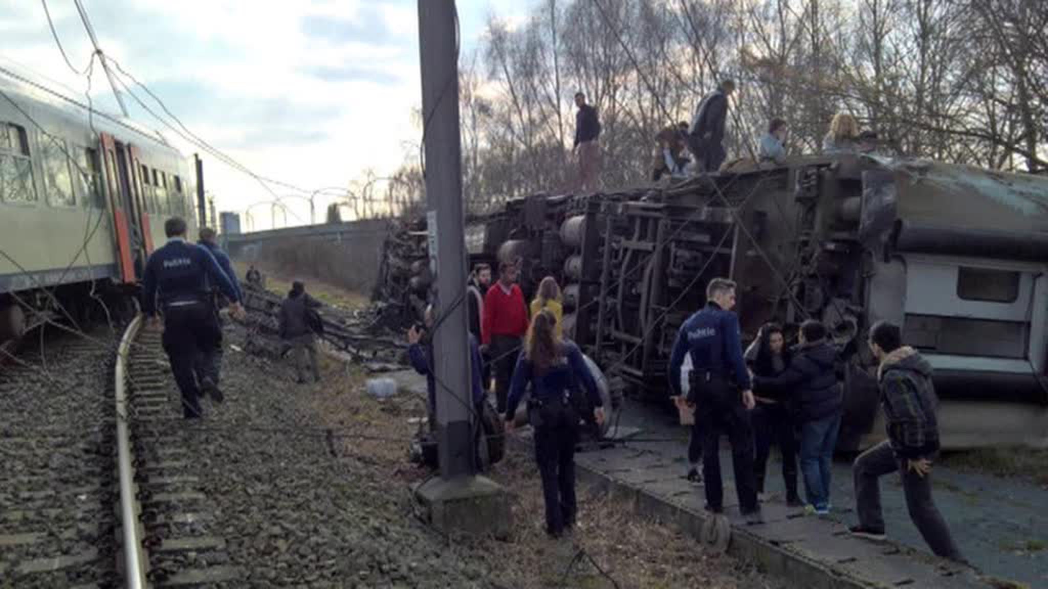 Крушение поезда в Бельгии: не обошлось без жертв