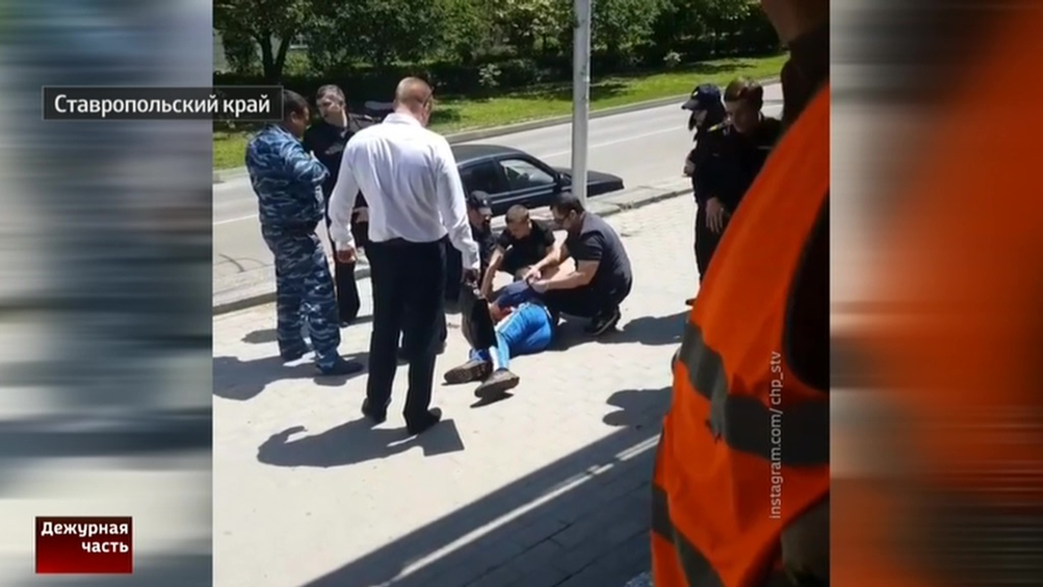 При задержании подсудимого, сбежавшего из-под конвоя, ранены юноша и девочка