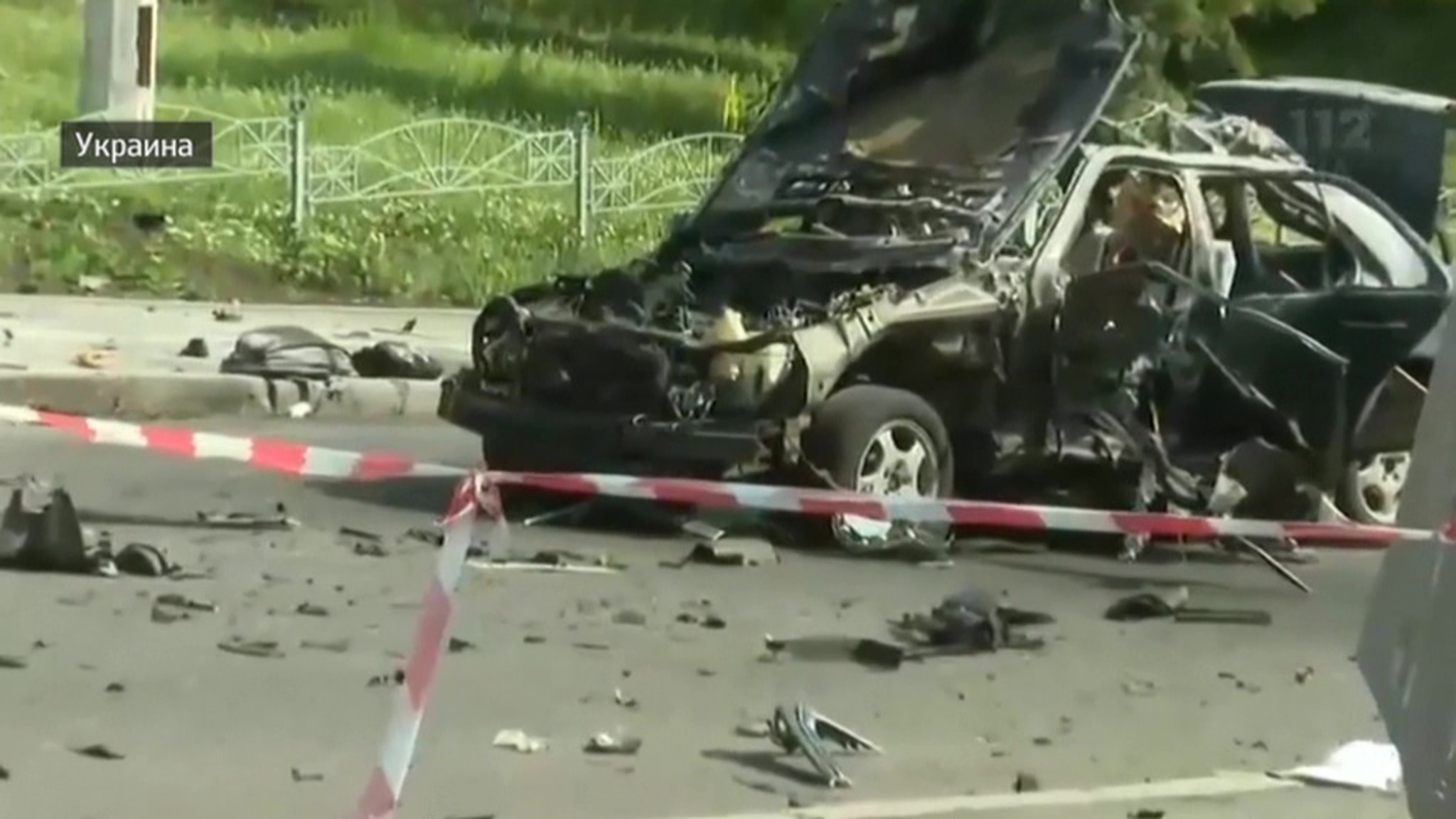В Киеве взорвали автомобиль с главой спецназа военной разведки