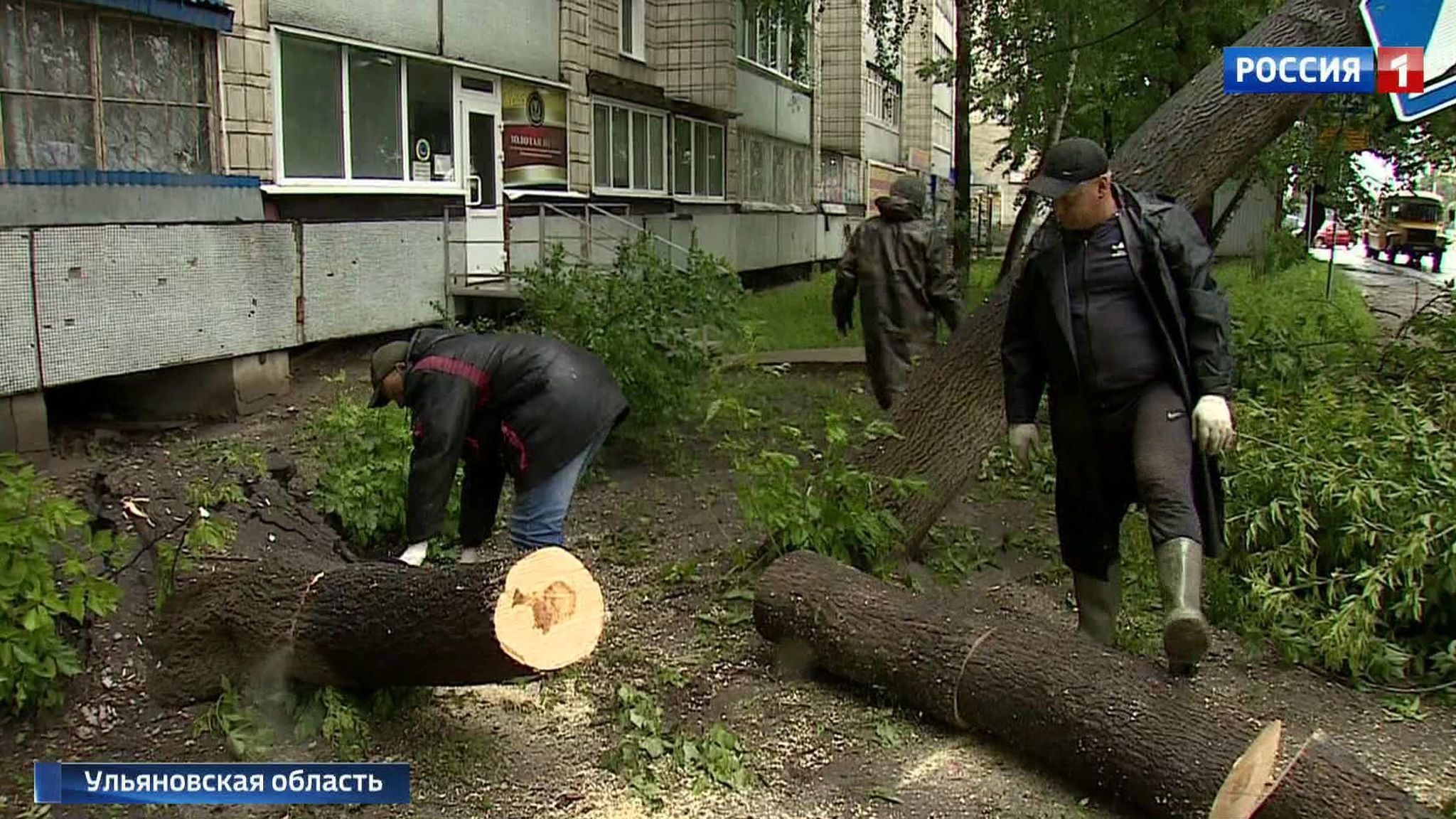 В Ульяновске продолжают устранять последствия урагана