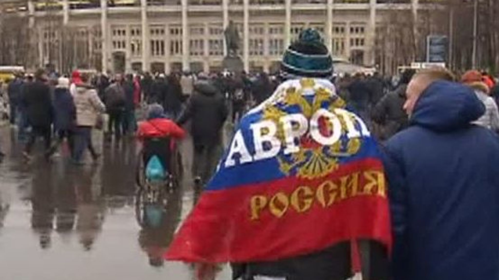Россия - Аргентина. Аншлаг на матче открытия новых "Лужников"