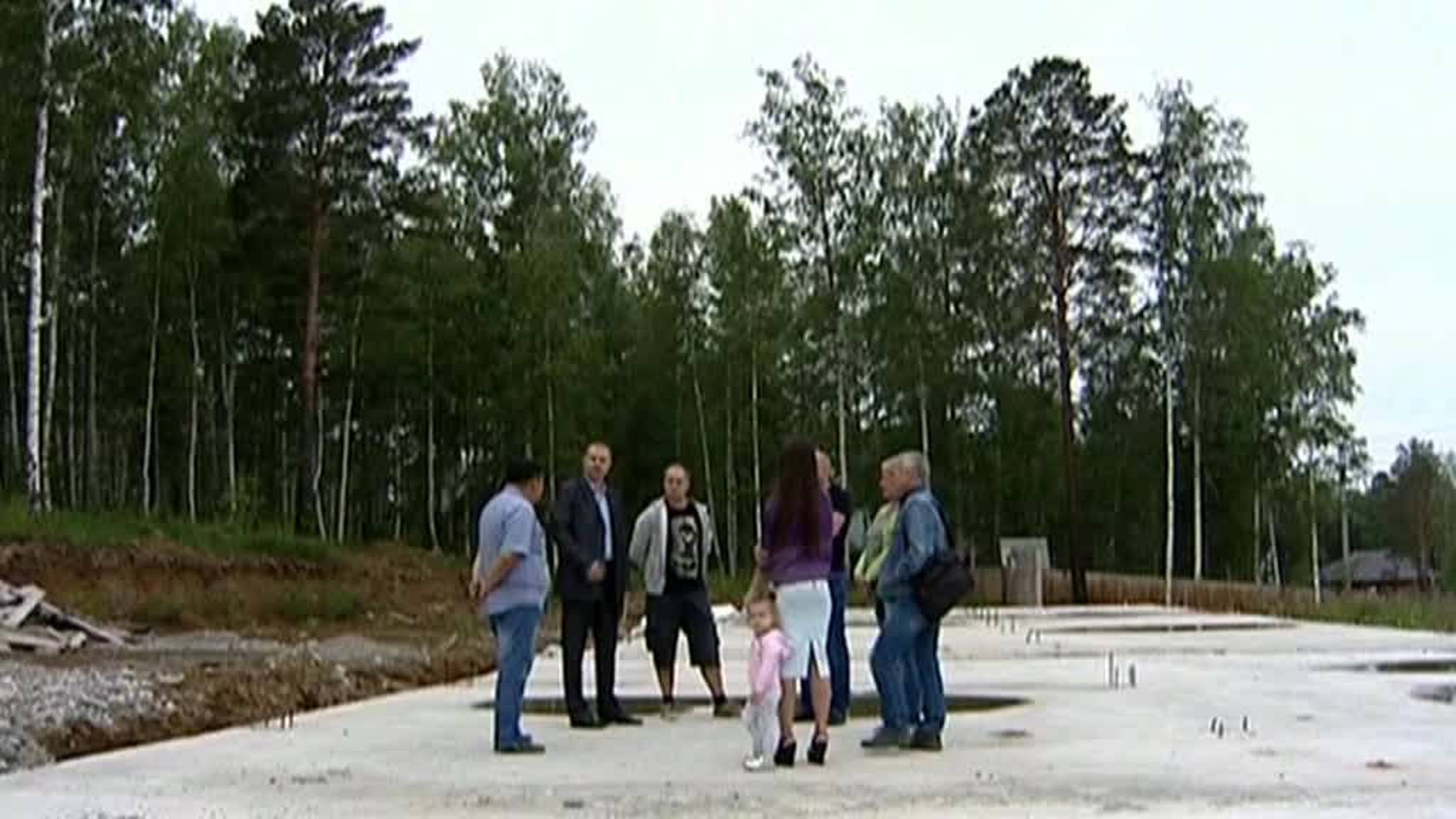В Иркутске на месте "Старой Англии" - разрушенный фундамент