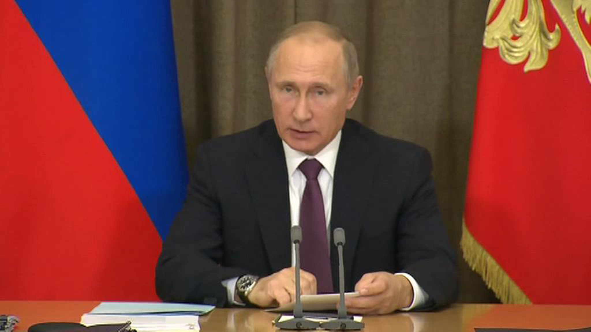 Putin Puts High Priority on Development of Russian Arms Industry at Annual Conference