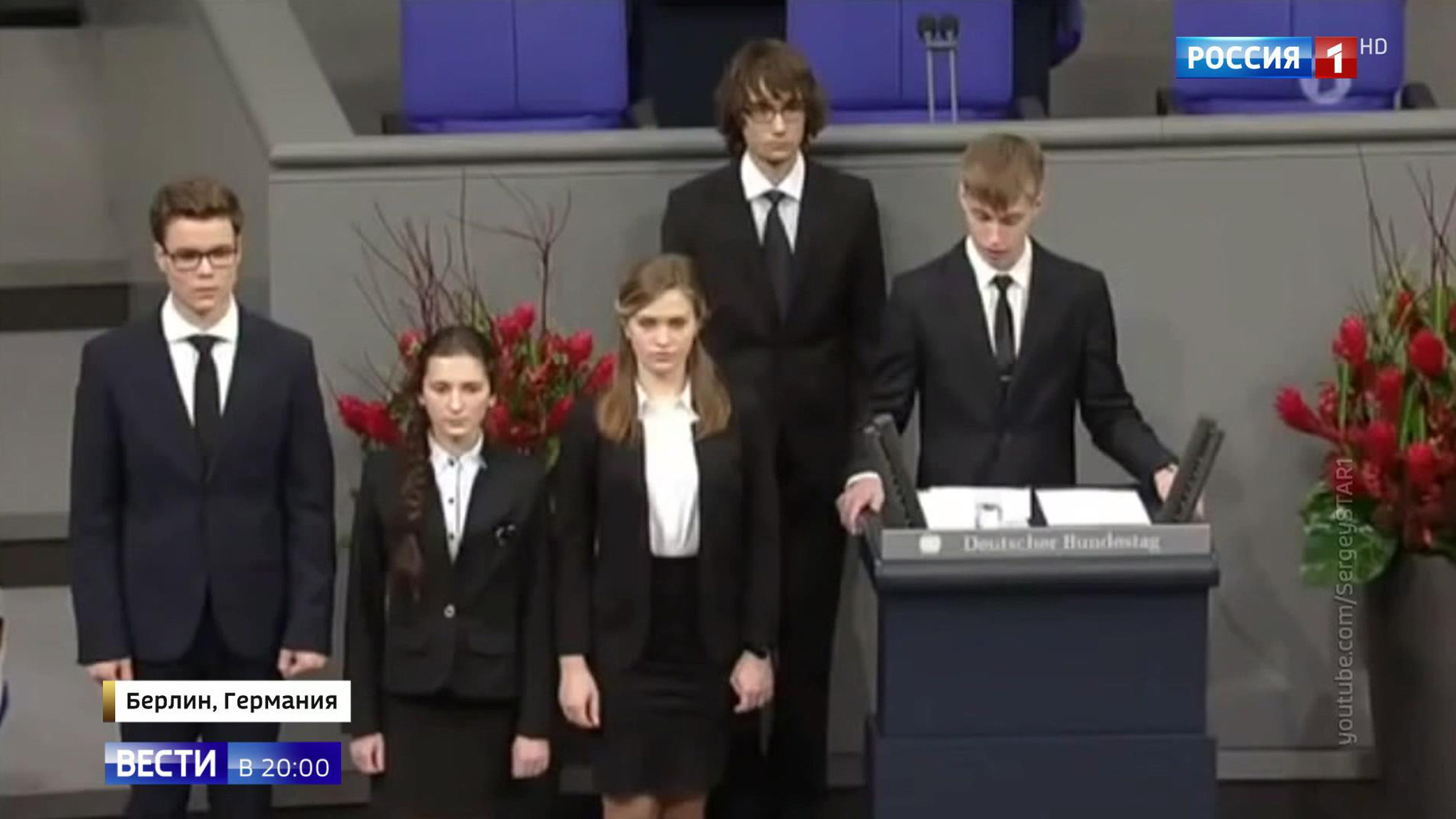 Russian High School Student Causes Uproar With Comments in Bundestag Honoring German POWs