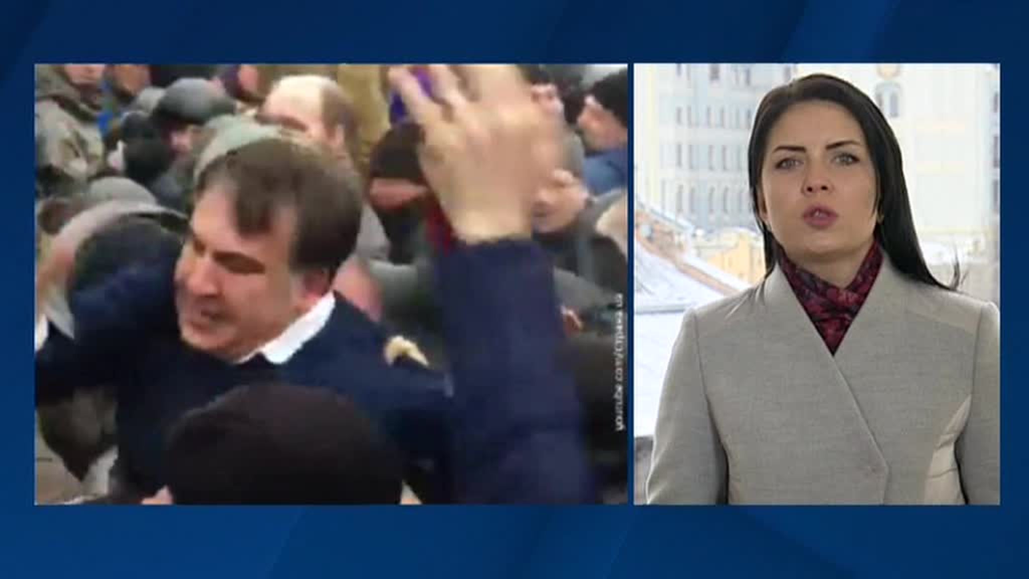 Саакашвили доставили в суд для избрания меры пресечения