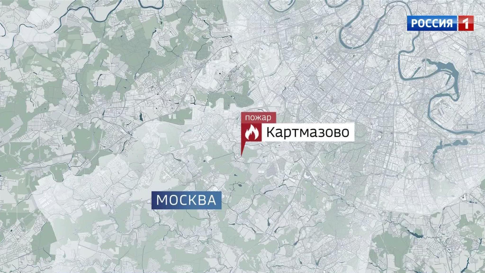 В Новой Москве загорелся дом престарелых