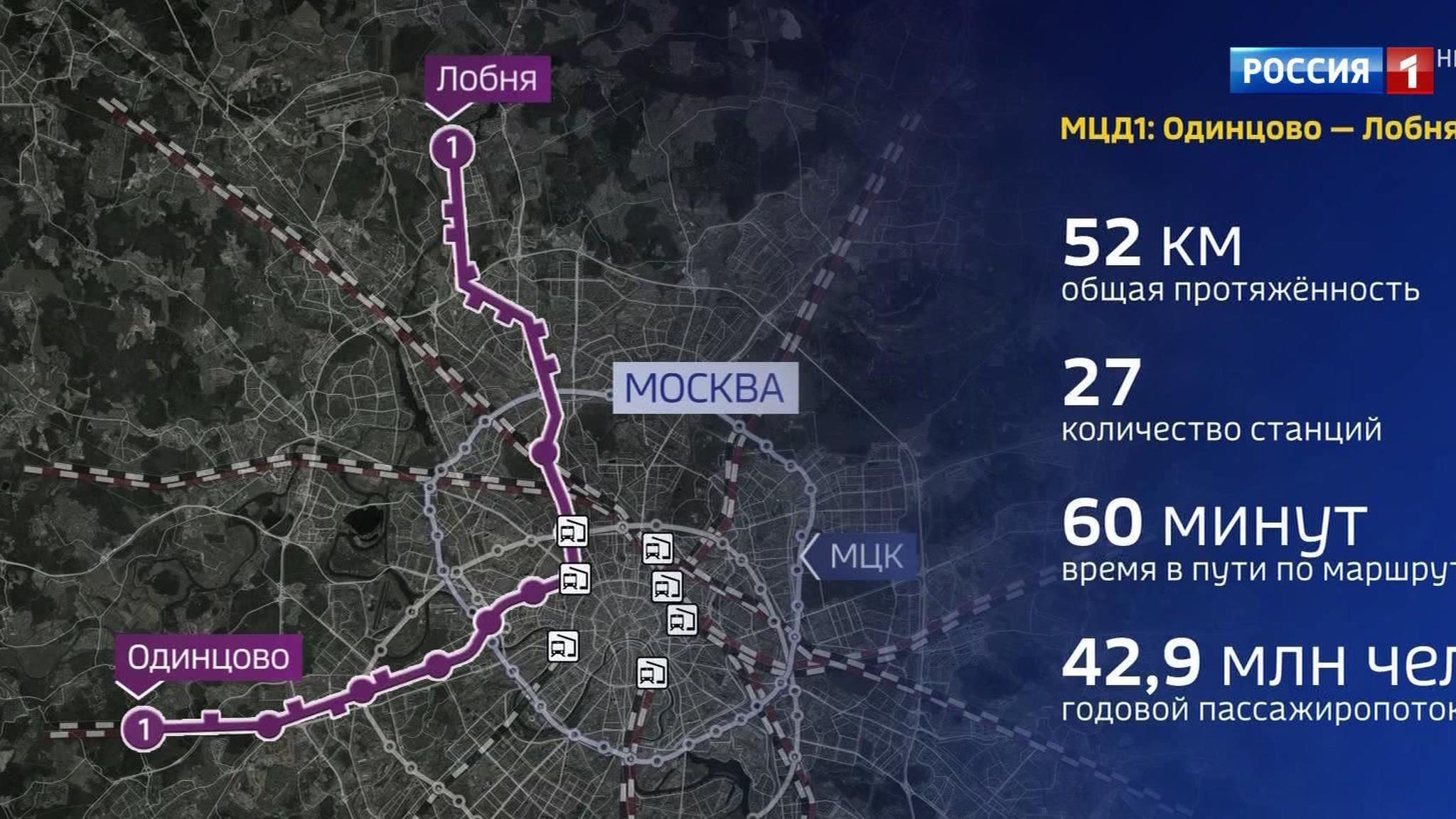 Утвержден план реализации проекта Московских центральных диаметров
