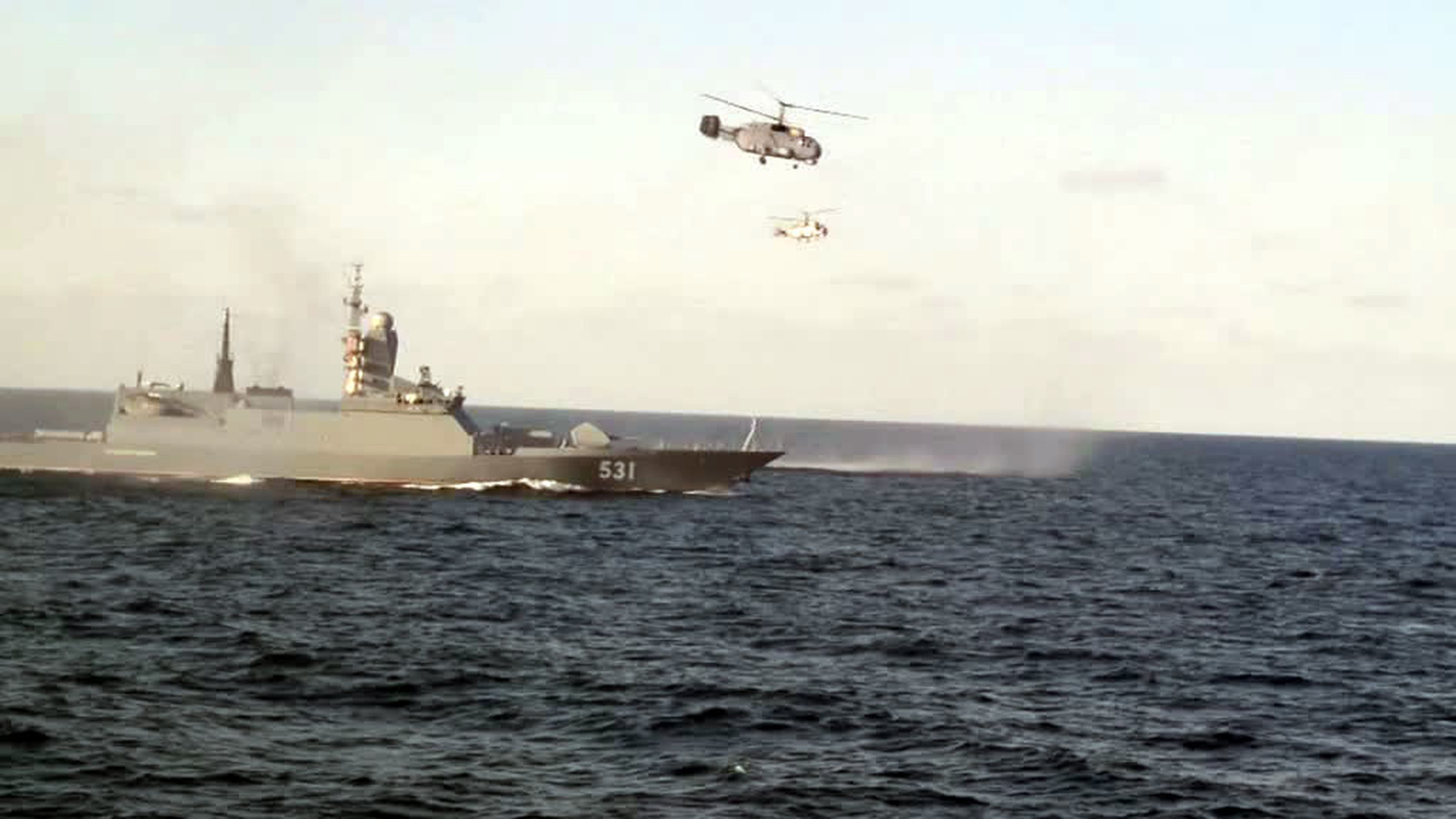 A Russian Lake Now: Baltic Sea Fleet Sails Into Mediterranean and Conducts Some Naval Target Practice