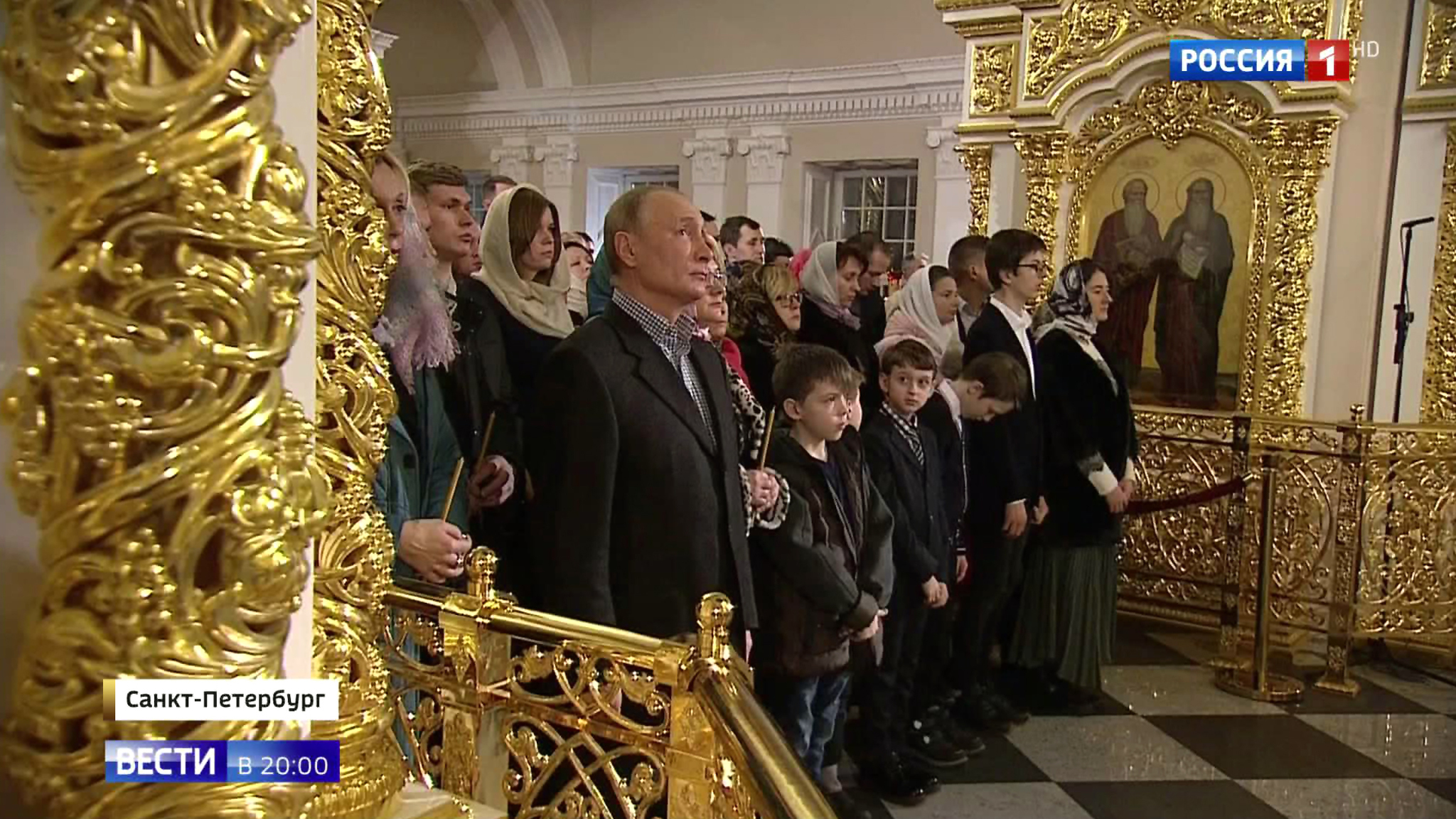 Christ is Risen in Russia - President Putin Wishes All Orthodox Christians a Merry Christmas