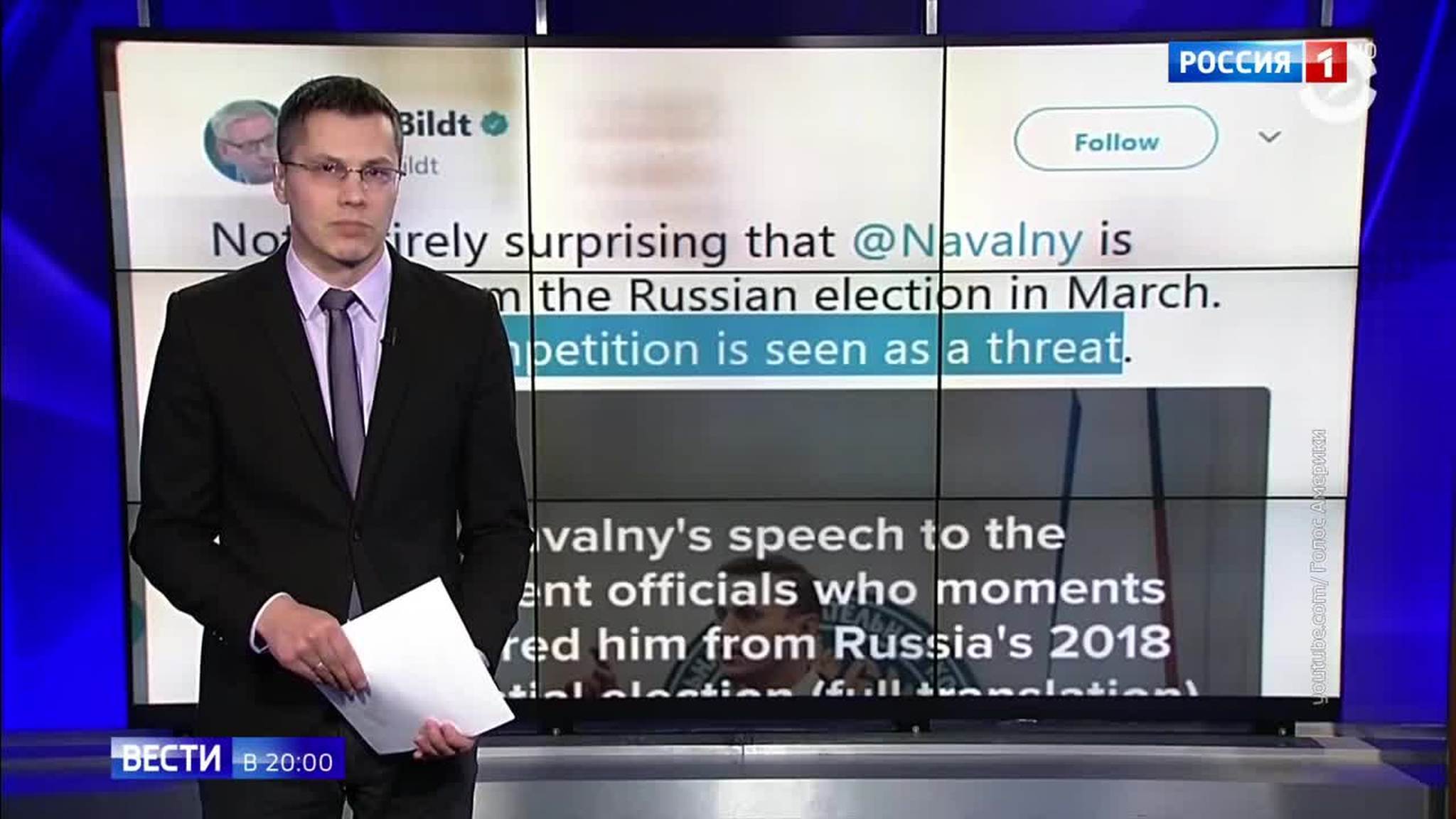 Russia Moves to Register Hostile Foreign Media in Tit-for-Tat Measures Against West