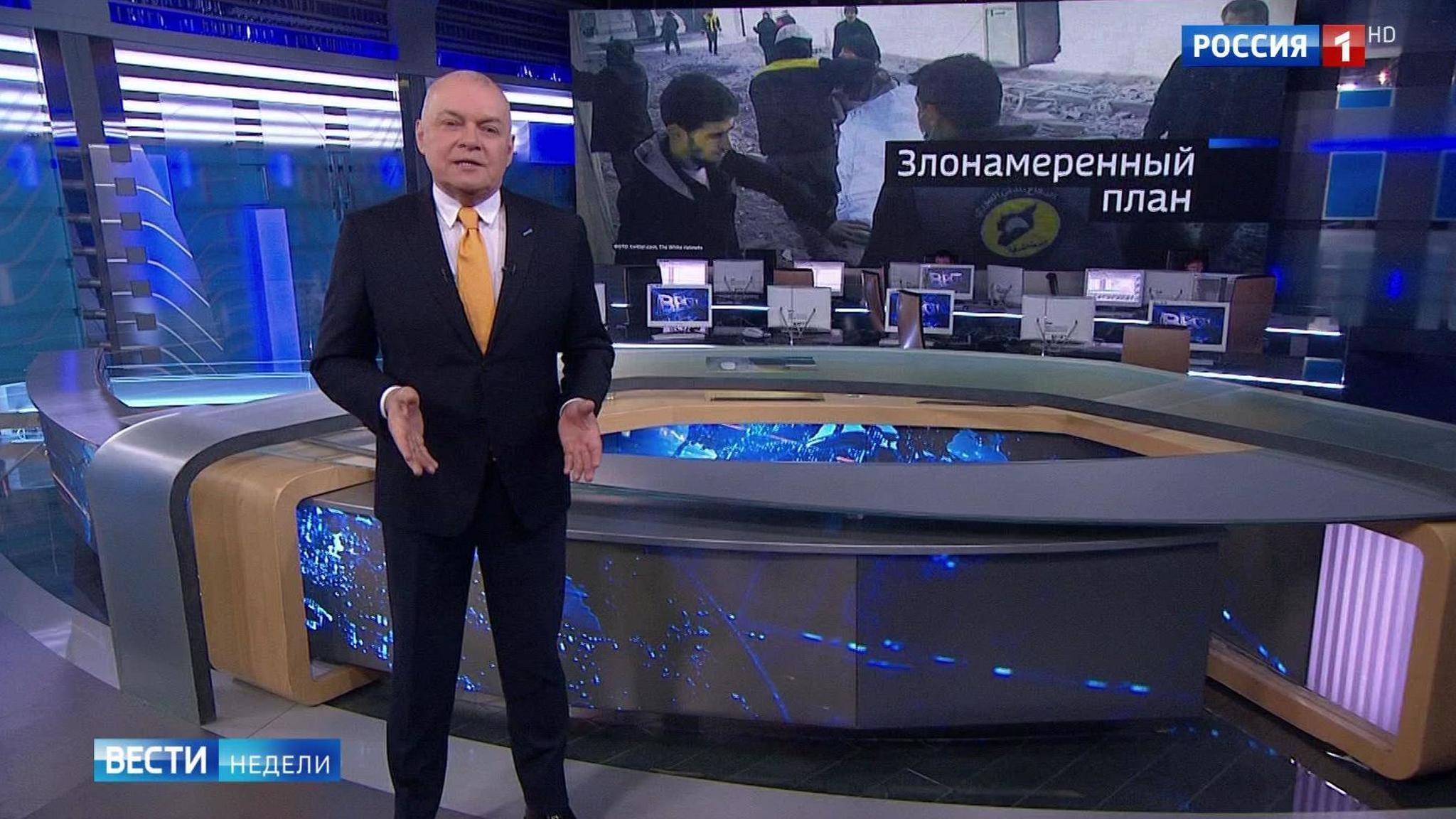 Dmitry Kiselyov: The West Has No Shame...They’re Using the "Chemical Weapon" Bogeyman Again