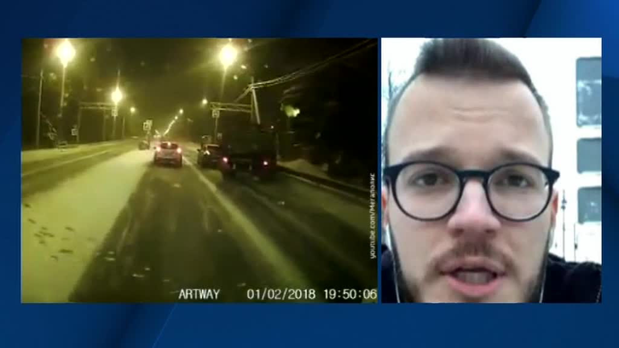 Петербург встал в девятибалльных пробках из-за снегопада