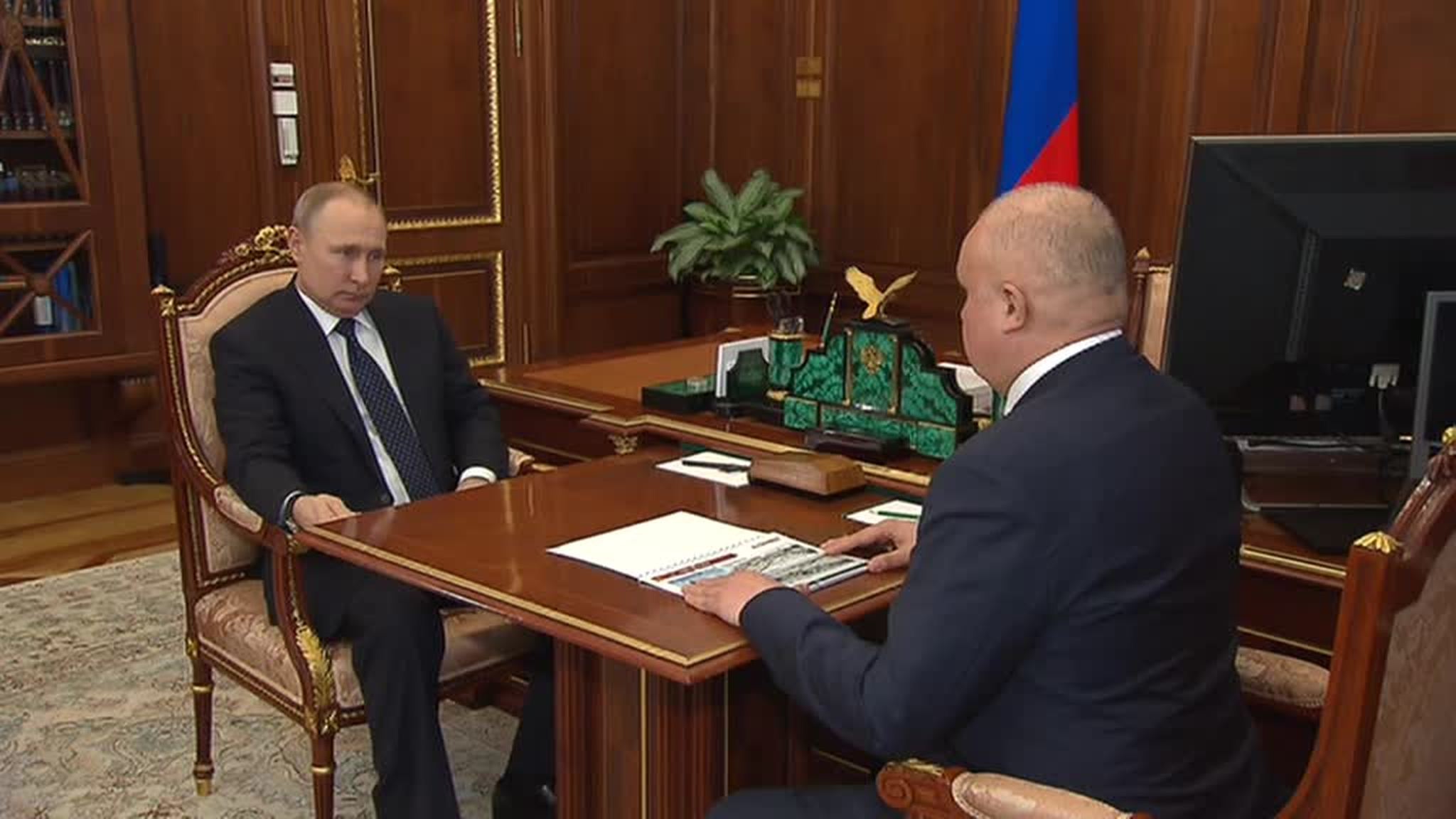 Владимир Путин встретился с гендиректором компании "Колмар"