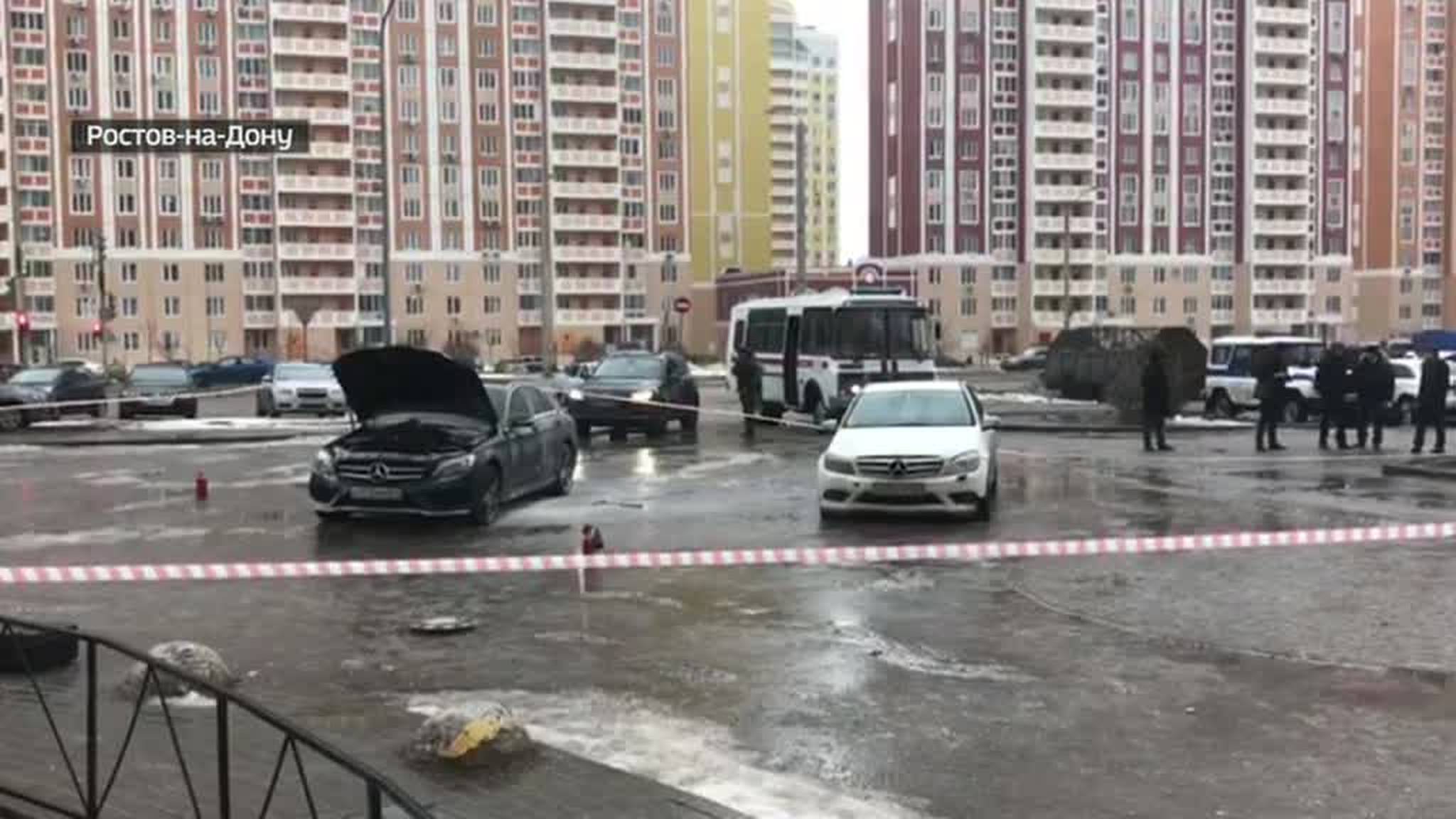 В Ростове-на-Дону под Mercedes взорвалась граната