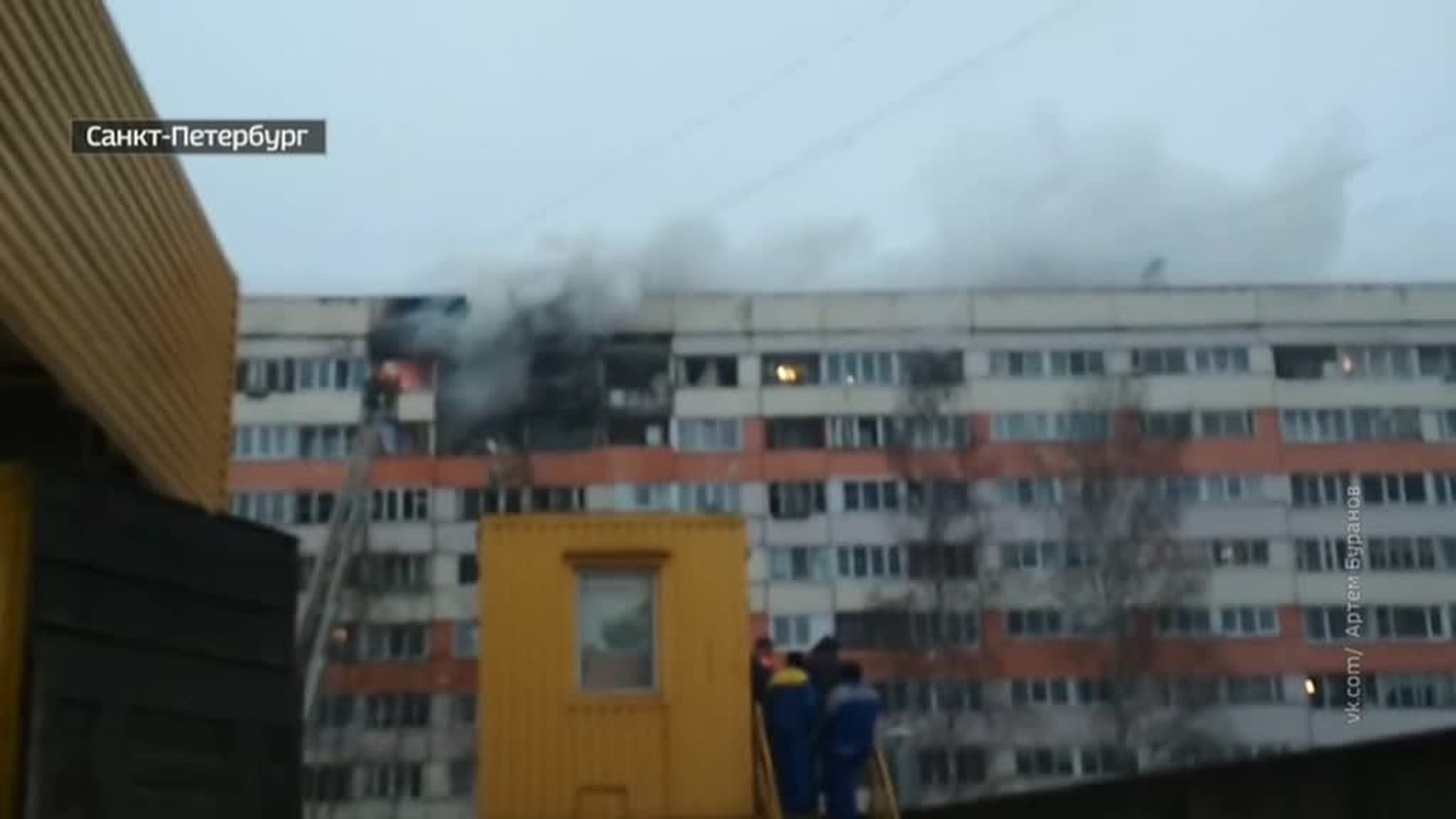 В жилом доме в Петербурге взорвался бытовой газ
