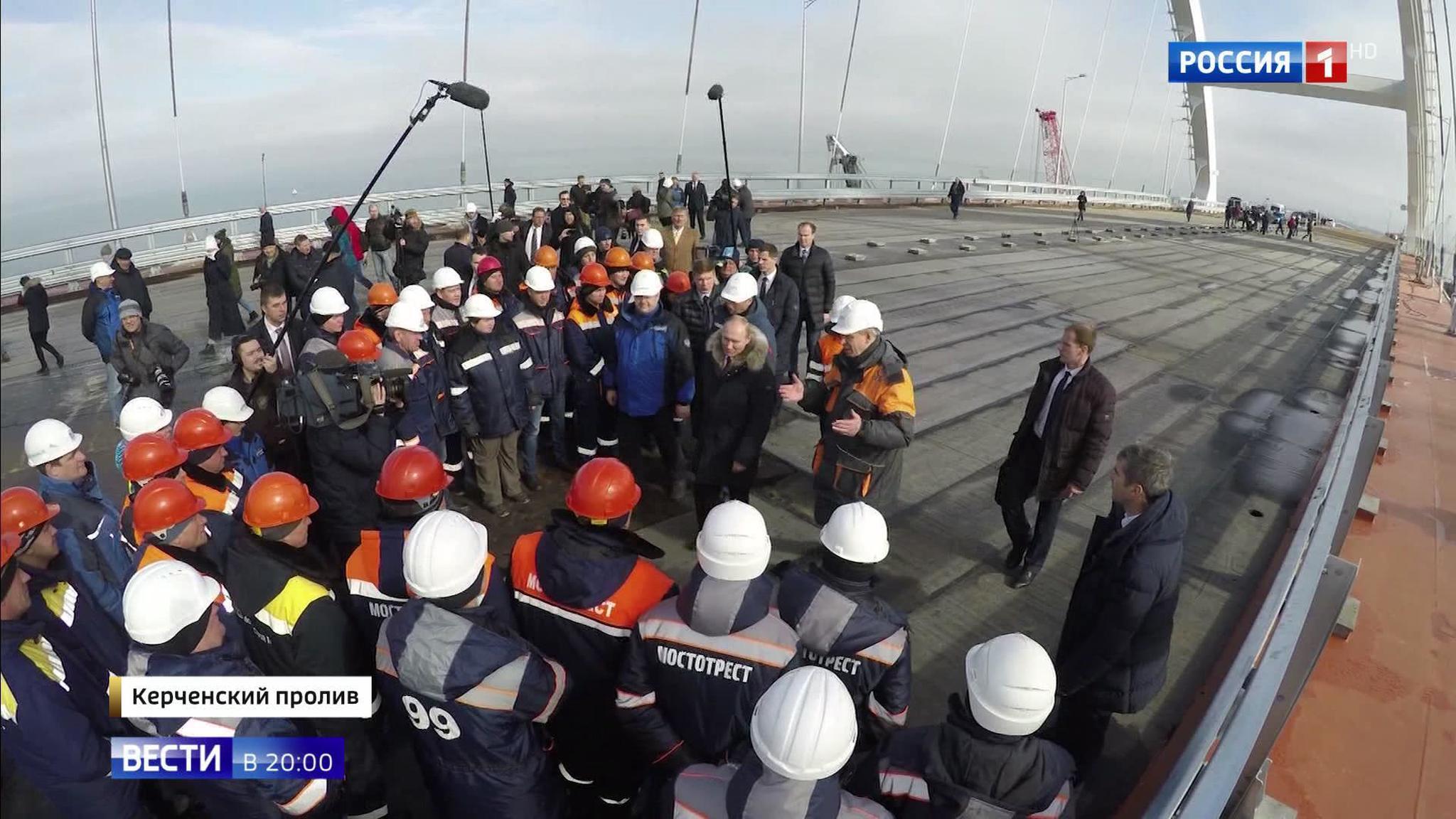 Crimean Bridge Nears Completion AHEAD of Schedule - It Will be Open for Summer