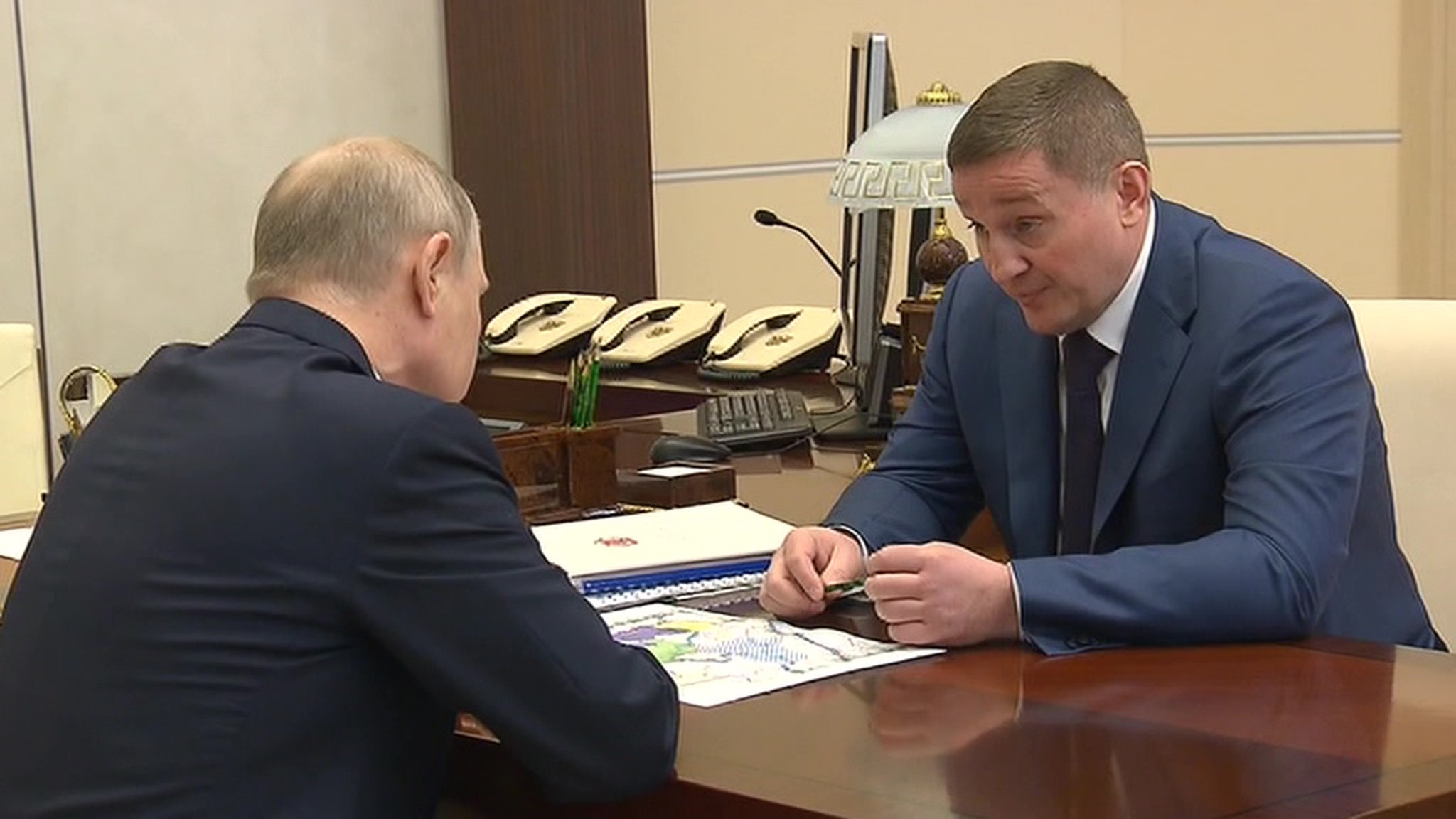 Губернатор Волгоградской области отчитался перед президентом о борьбе с весенним паводком