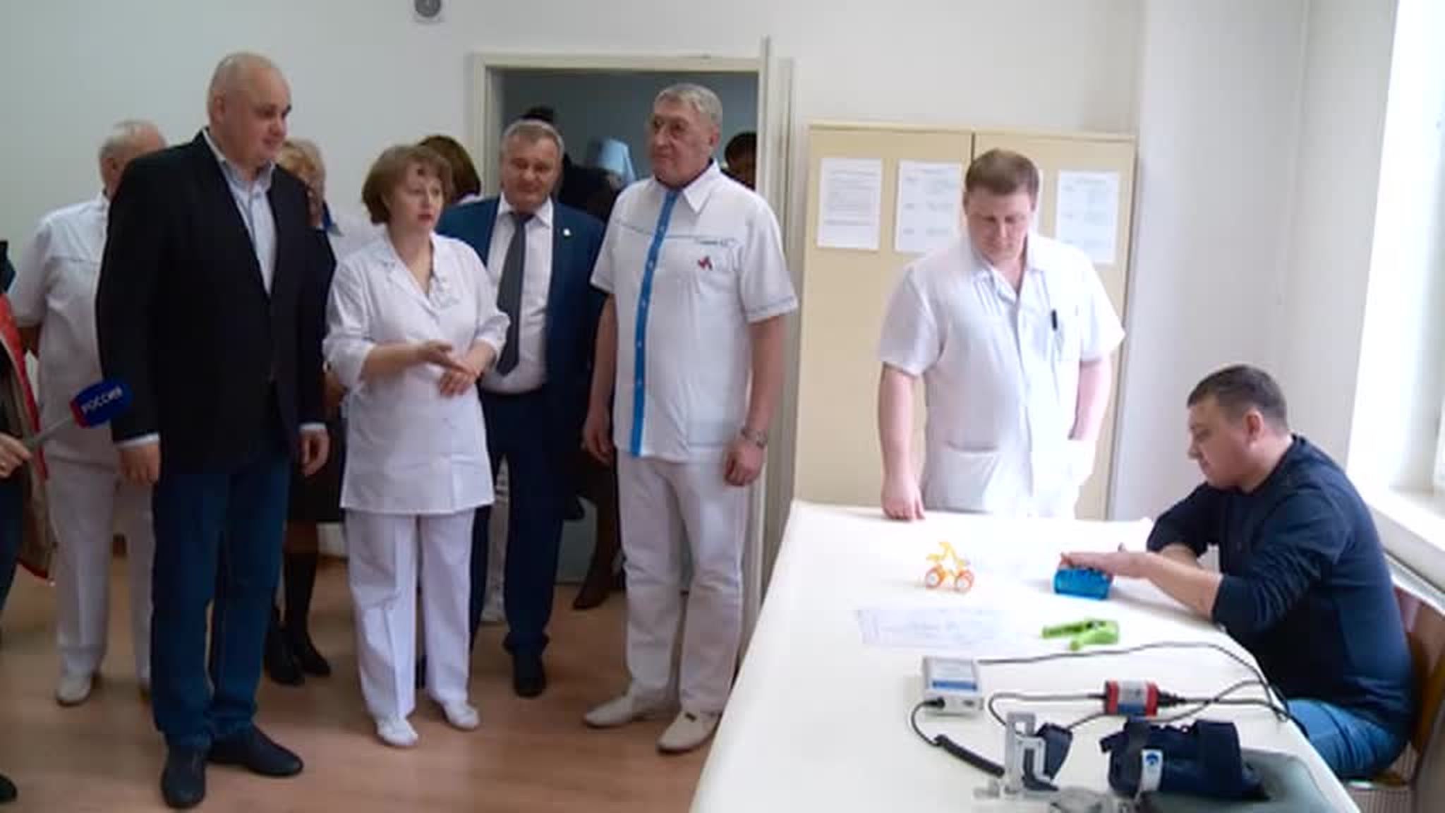 Врио губернатора Кемеровской области посетил Центр охраны здоровья шахтеров