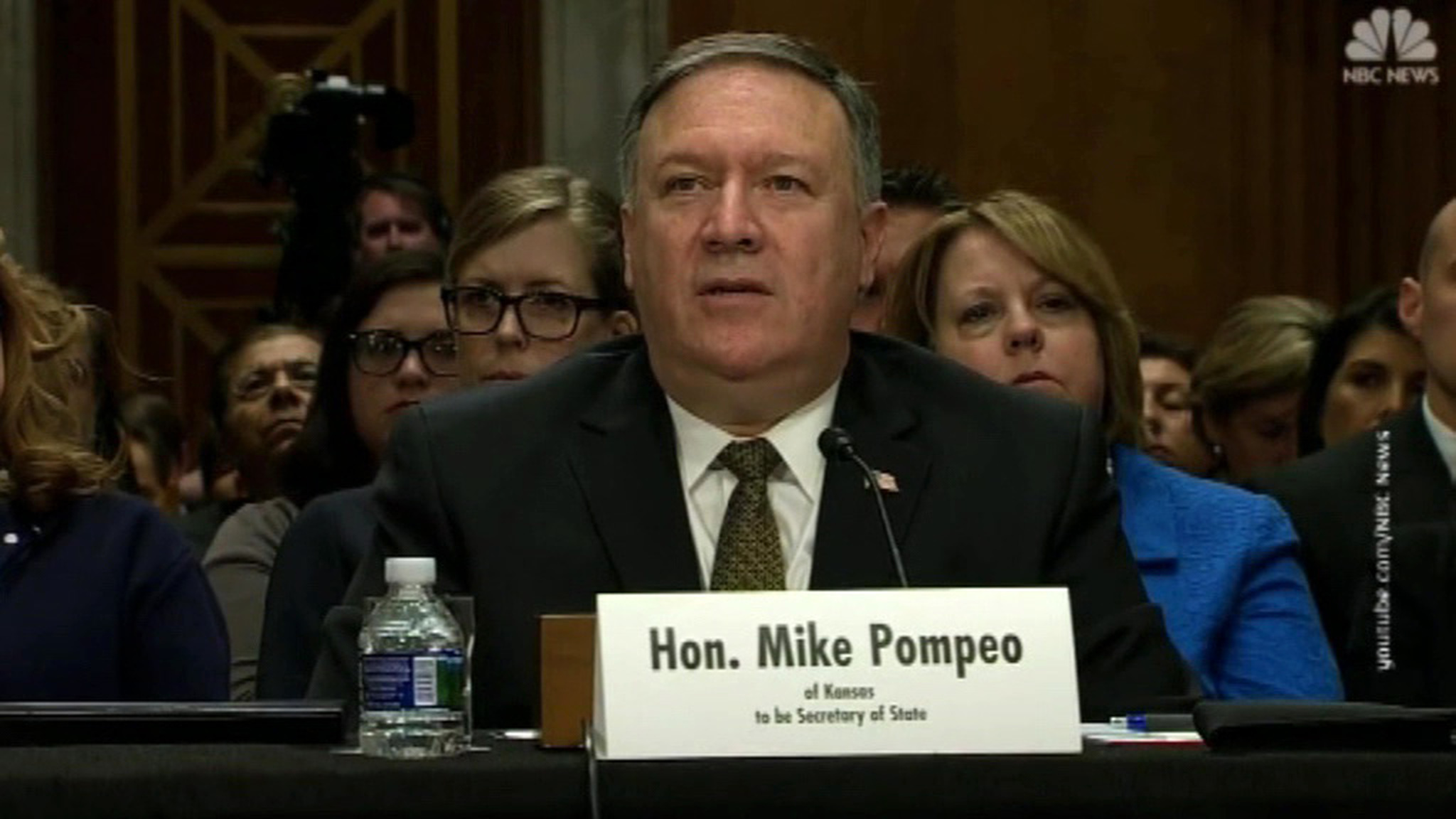 Кандидатура Помпео на должность госсекретаря США поддержана профильным комитетом Сената