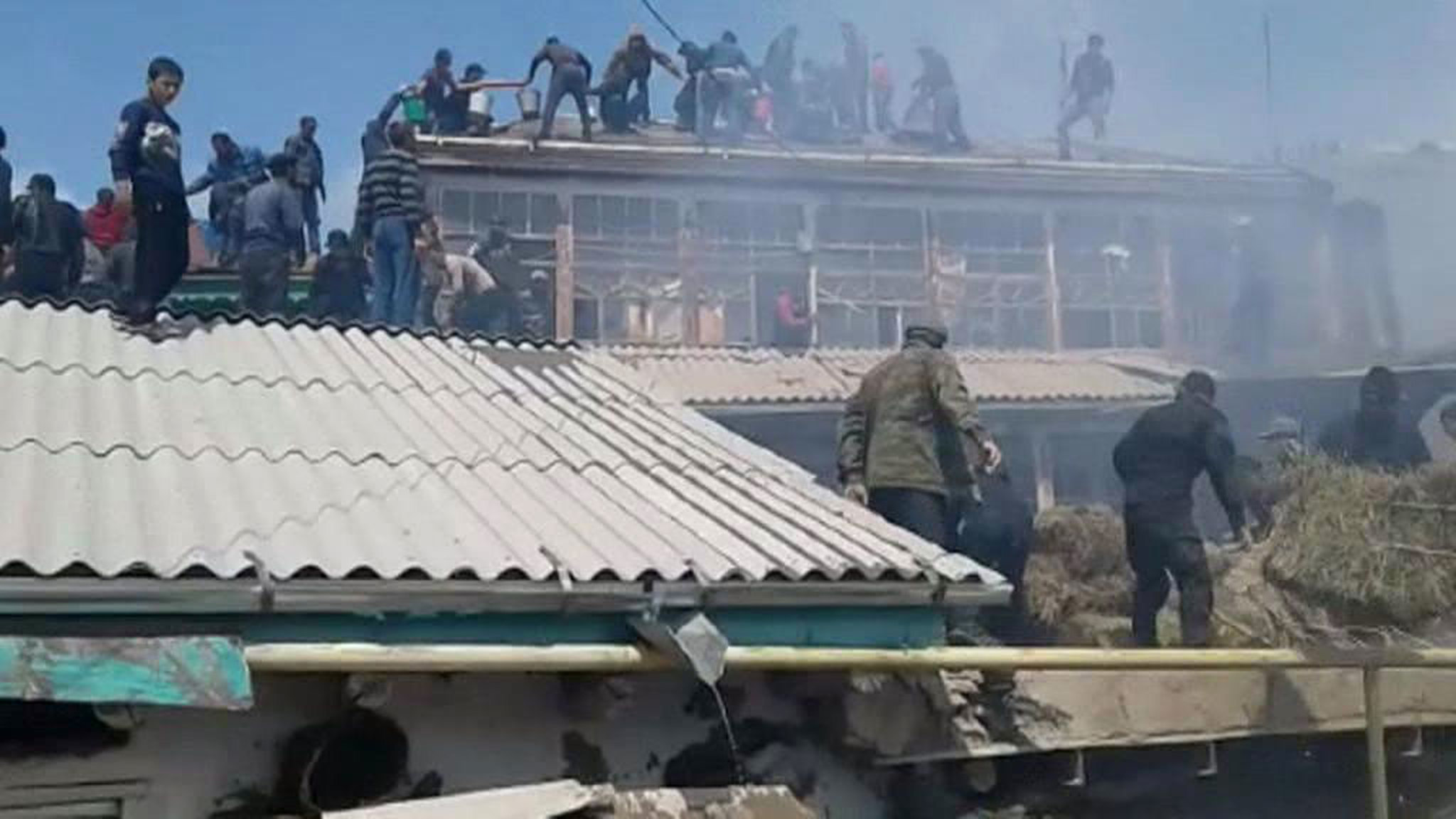 В дагестанском селе погорельцы потушили себя сами