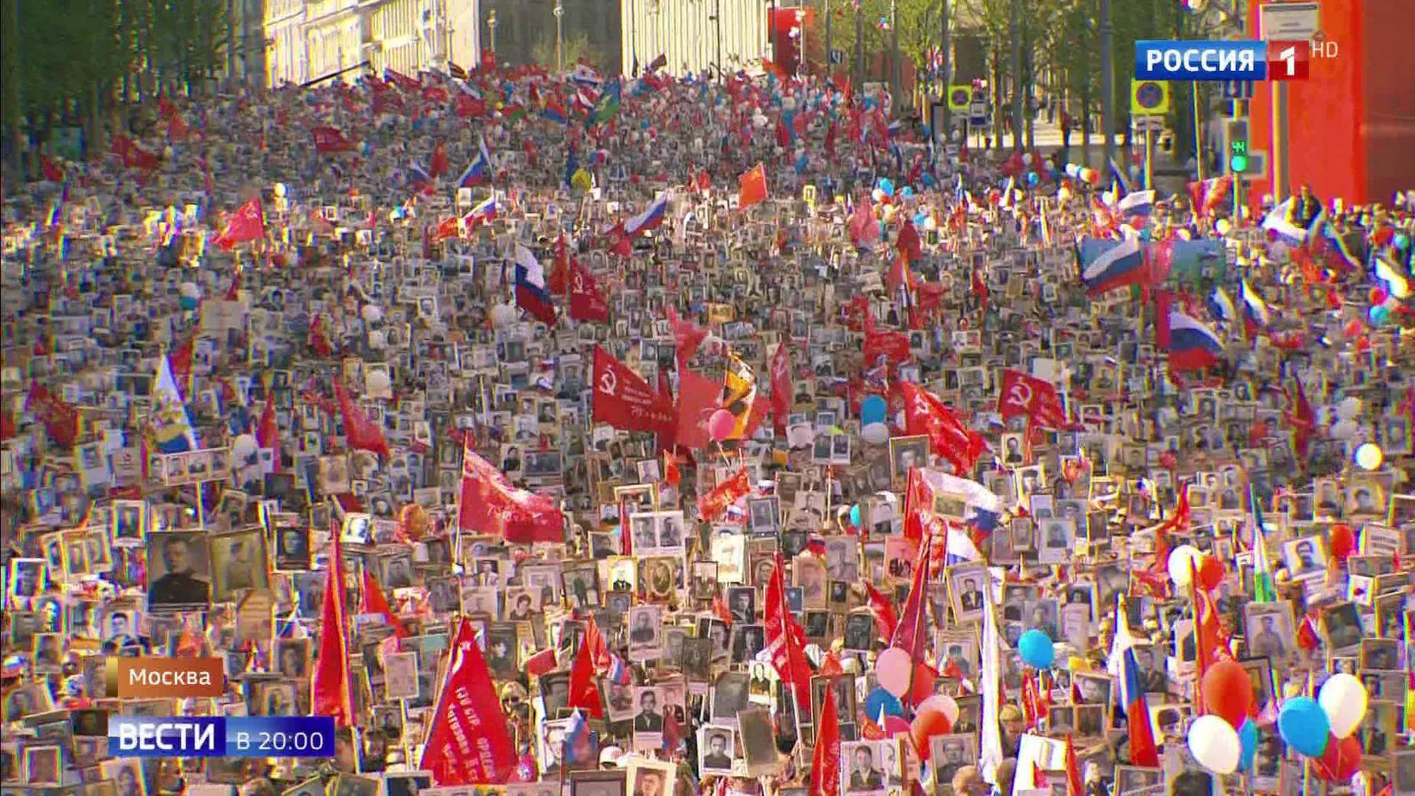 Record March for the Immortal Regiment - Millions March To Honor Memory of Ancestors