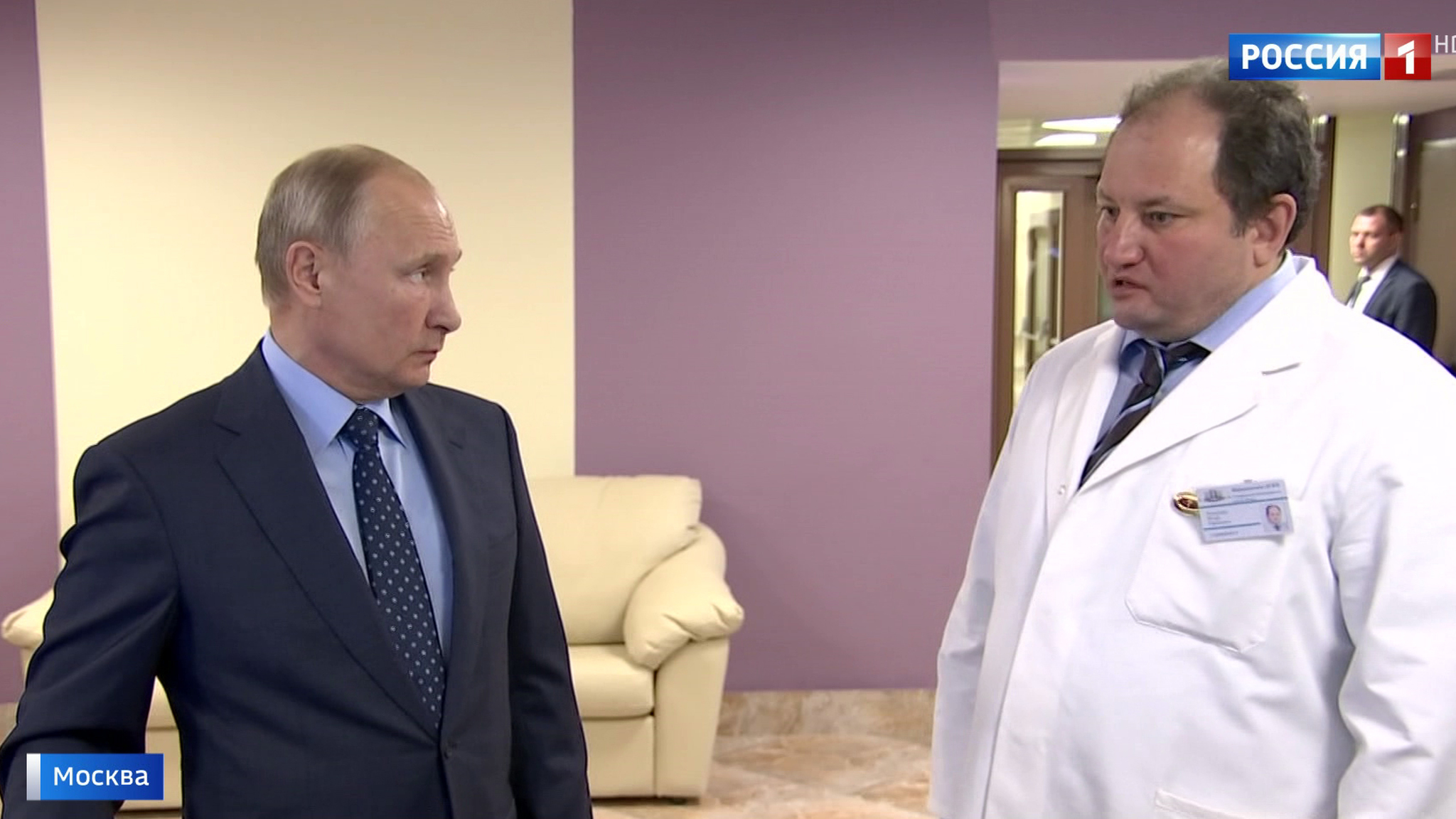 Владимир Путин посетил Морозовскую детскую больницу
