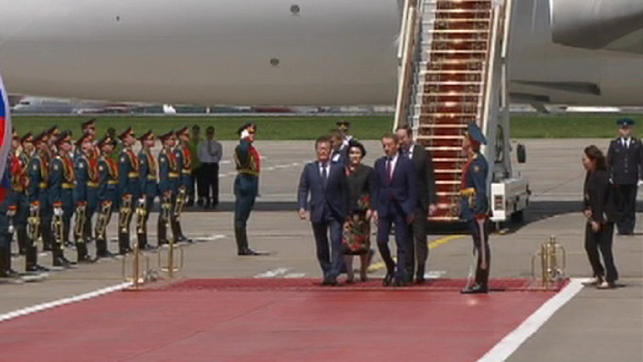 Президент Южной Кореи прибыл в Москву