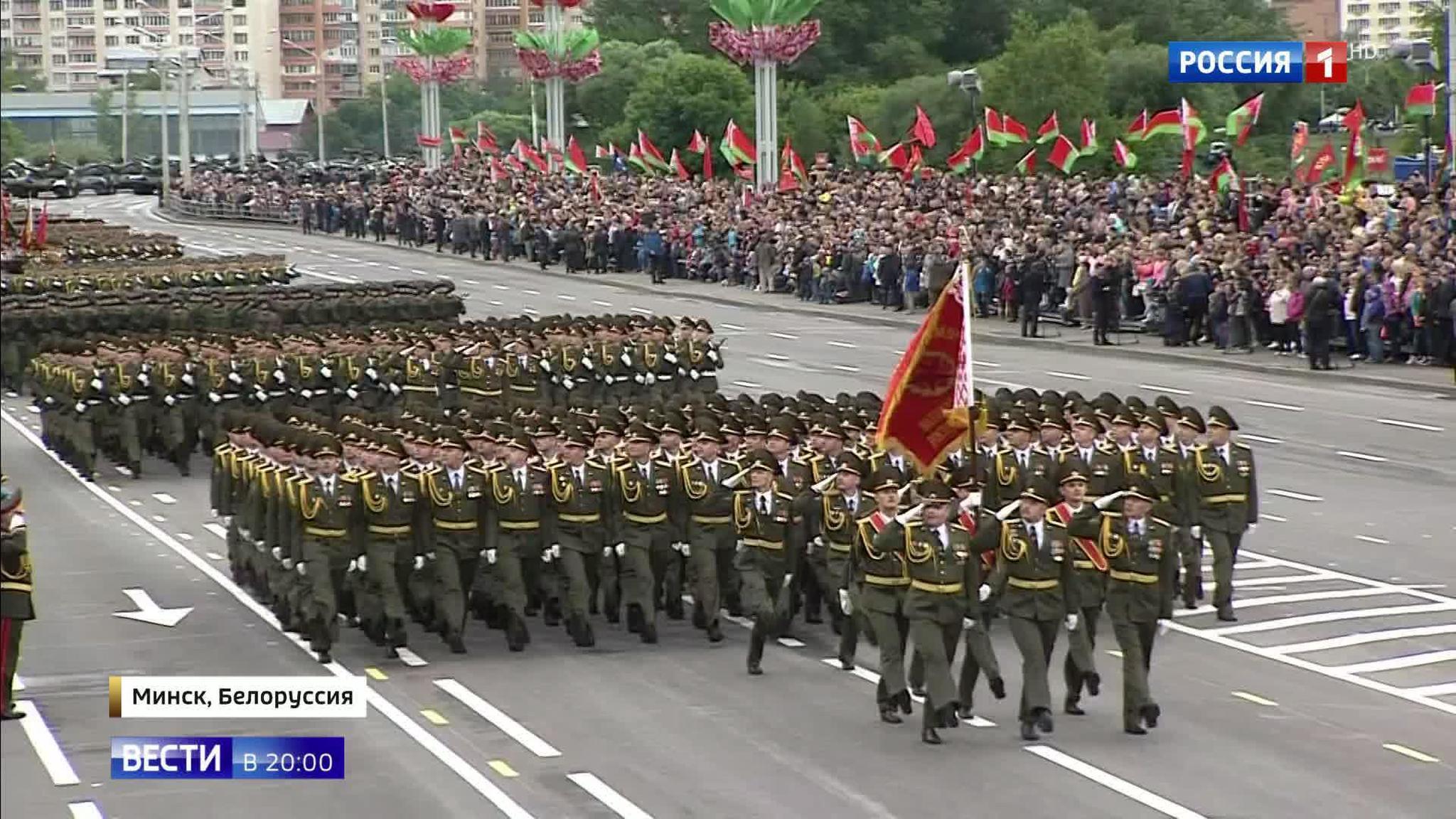 Belarus Celebrates Liberation Day: Russian and Belarusian Militaries March Together in Parade