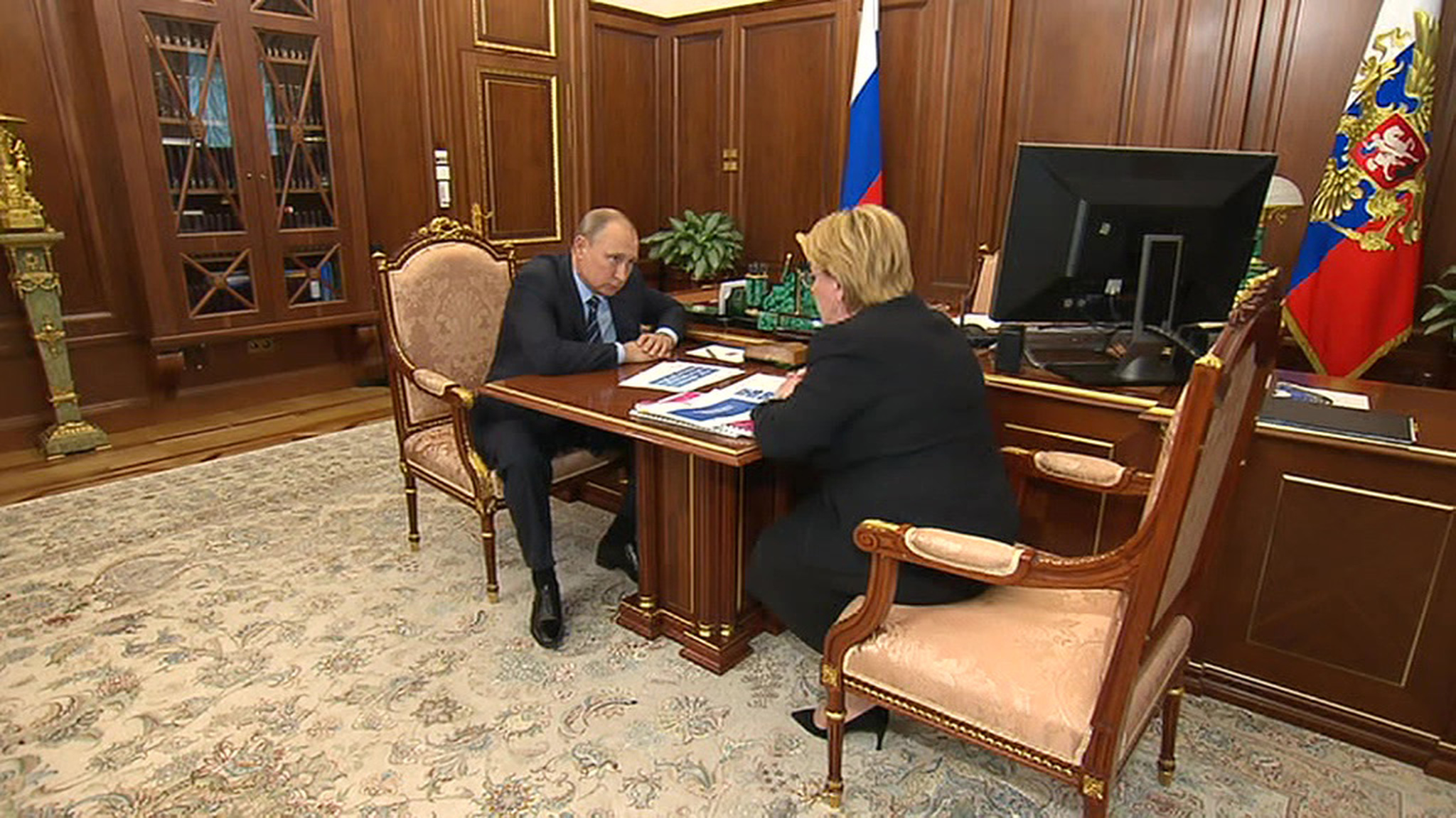 Владимир Путин встретился с главой Минздрава Вероникой Скворцовой
