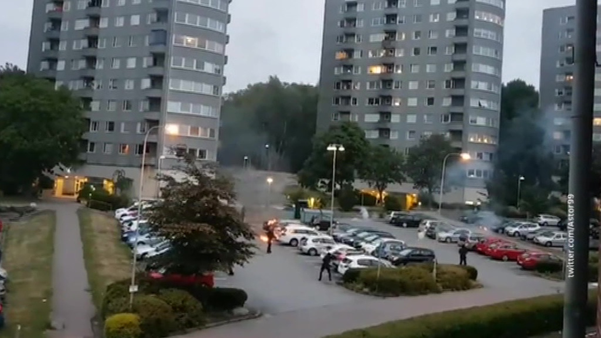 В Швеции полиция призвала взрослое население выйти ночью на патрулирование улиц