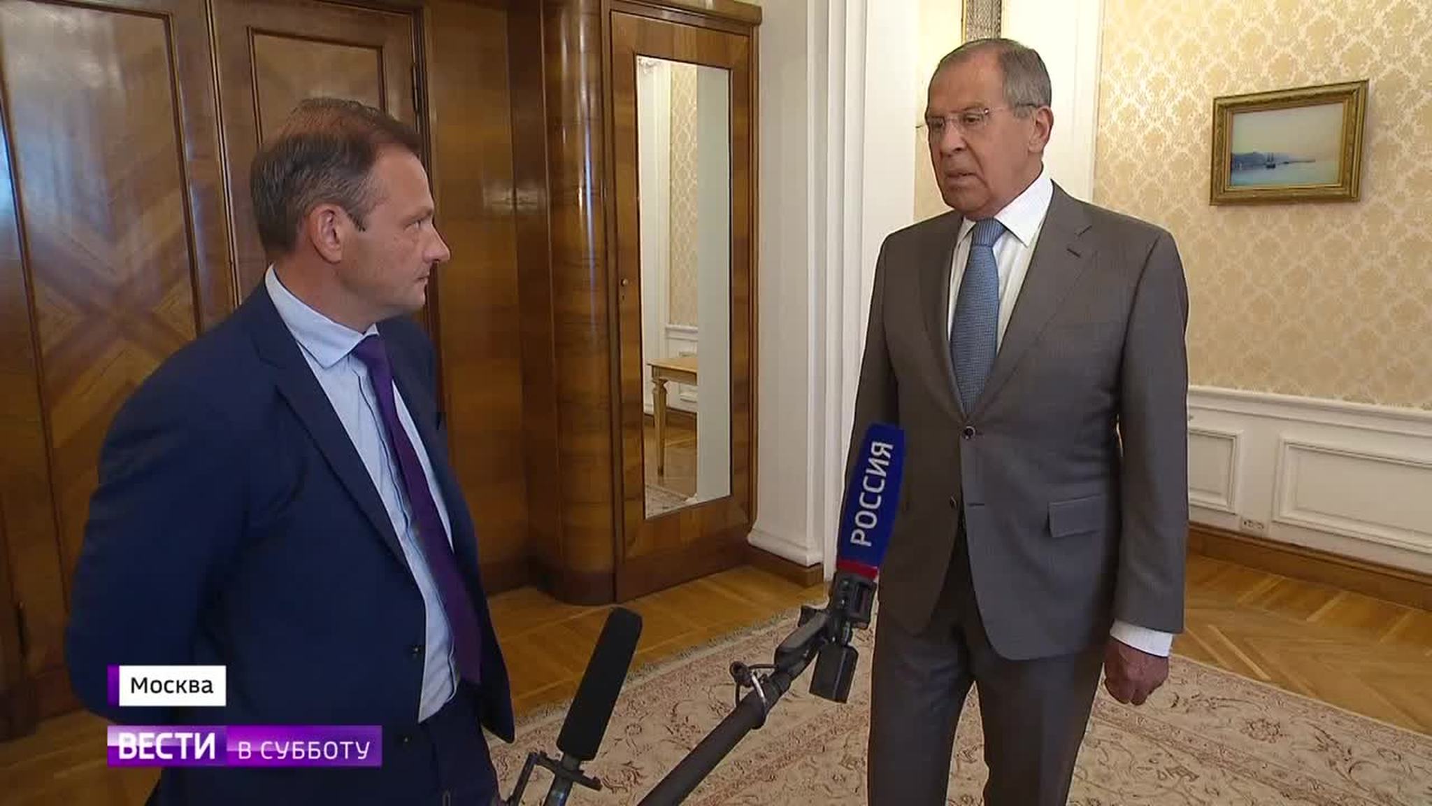 Интервью с Сергеем Лавровым