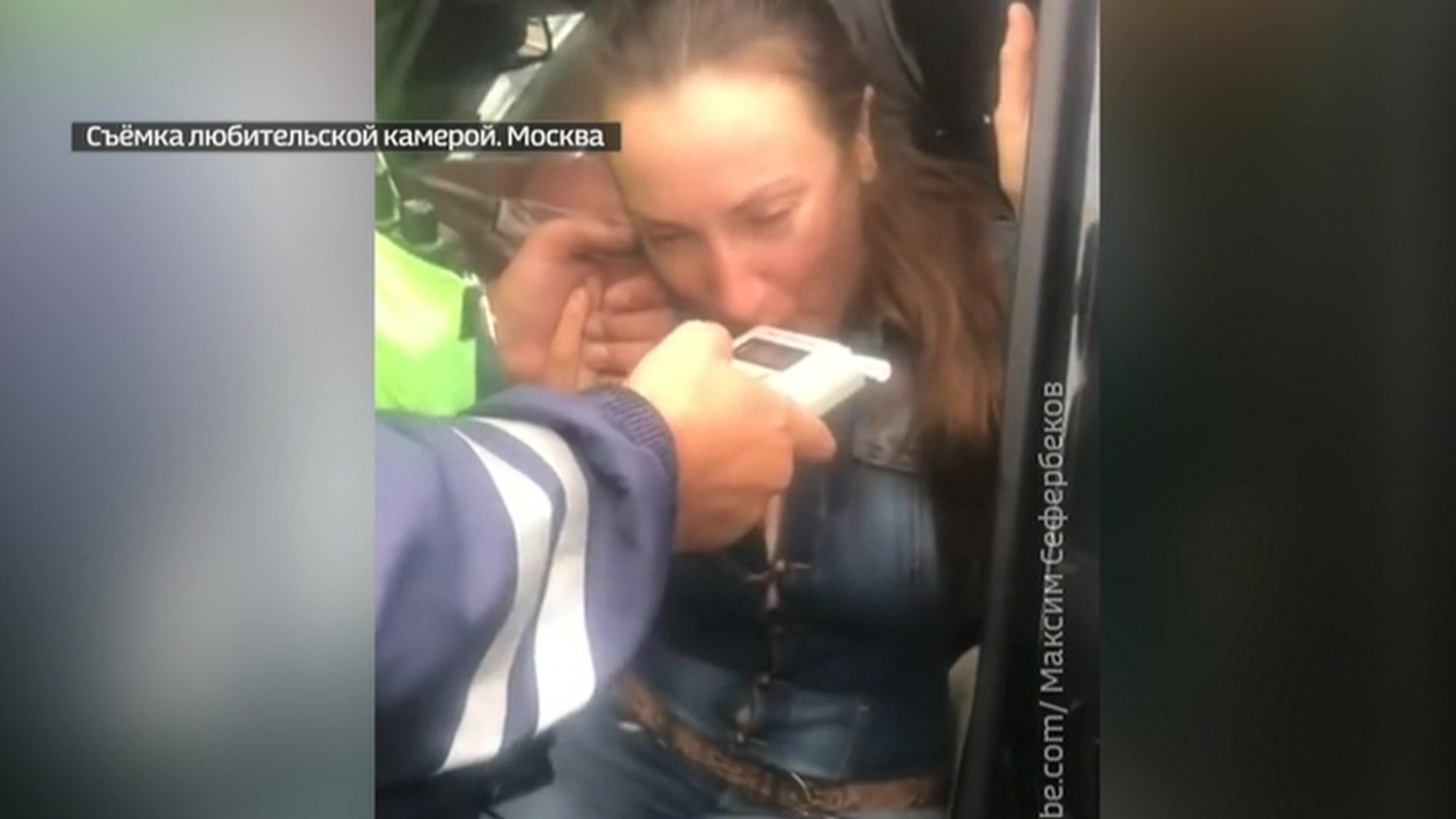 Пьяная виновница аварии на МКАД не смогла понять, что он нее хотели инспекторы 